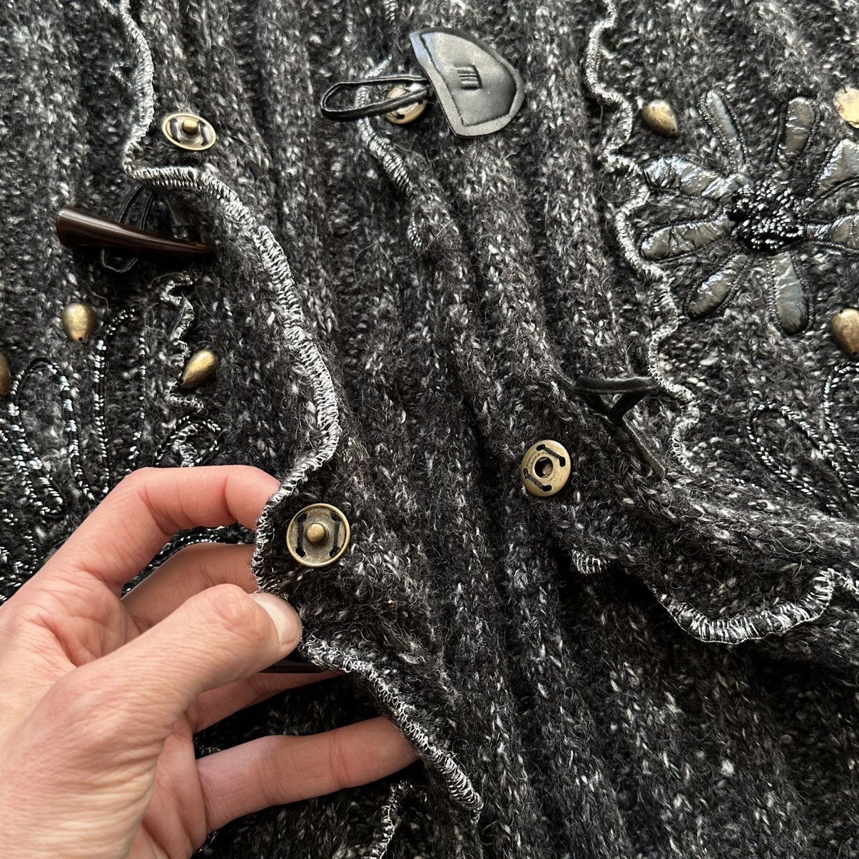 Hysteric Glamour × Undercover Gothic Faux Fur Cardigan Sweater Zone Bleue Rundholz Vibe Size L / US 10 / IT 46 - 13 Thumbnail