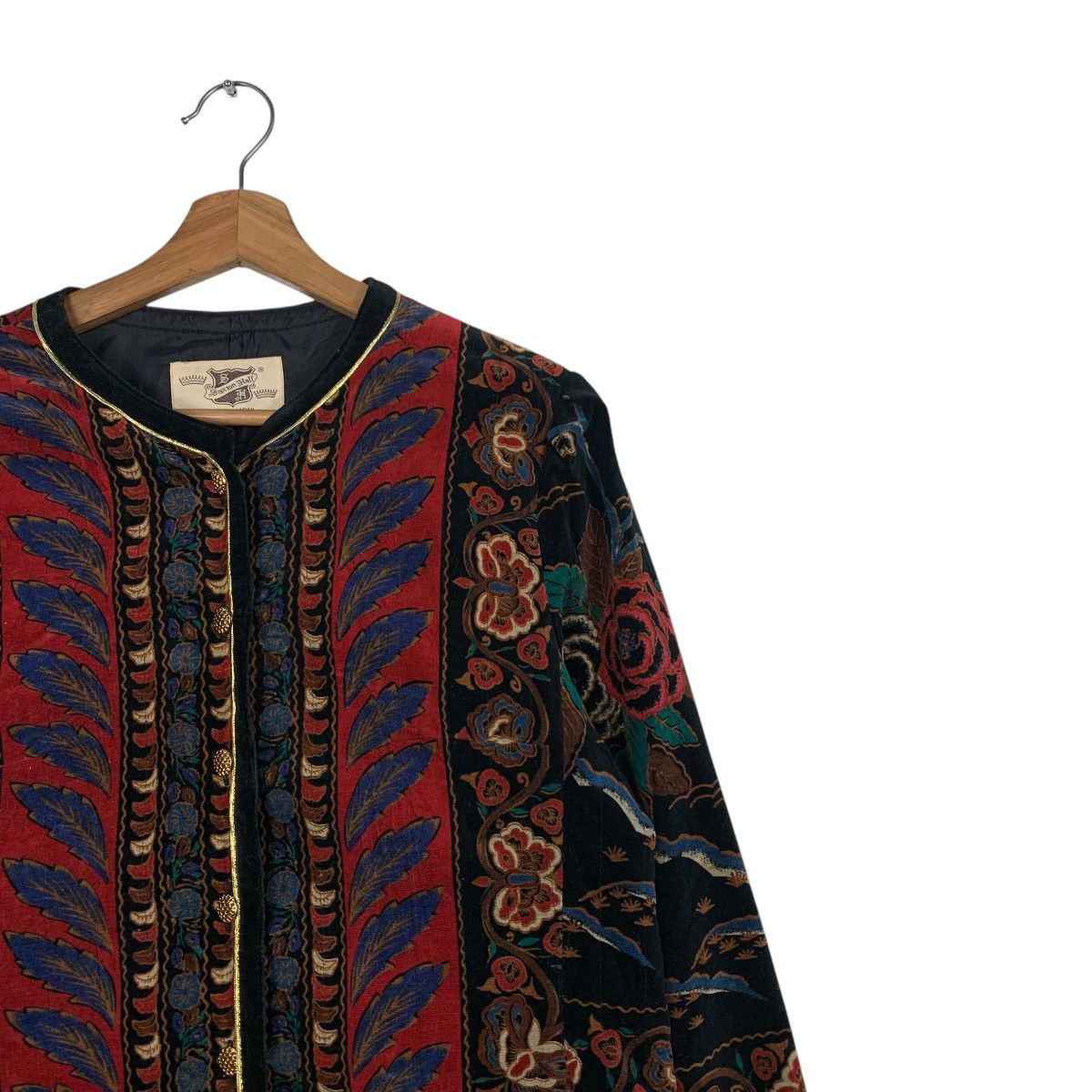 Japanese Brand SAXTON HALL Japan Bohemian Oriental Style Jacket #1820-C22 Size M / US 6-8 / IT 42-44 - 5 Thumbnail