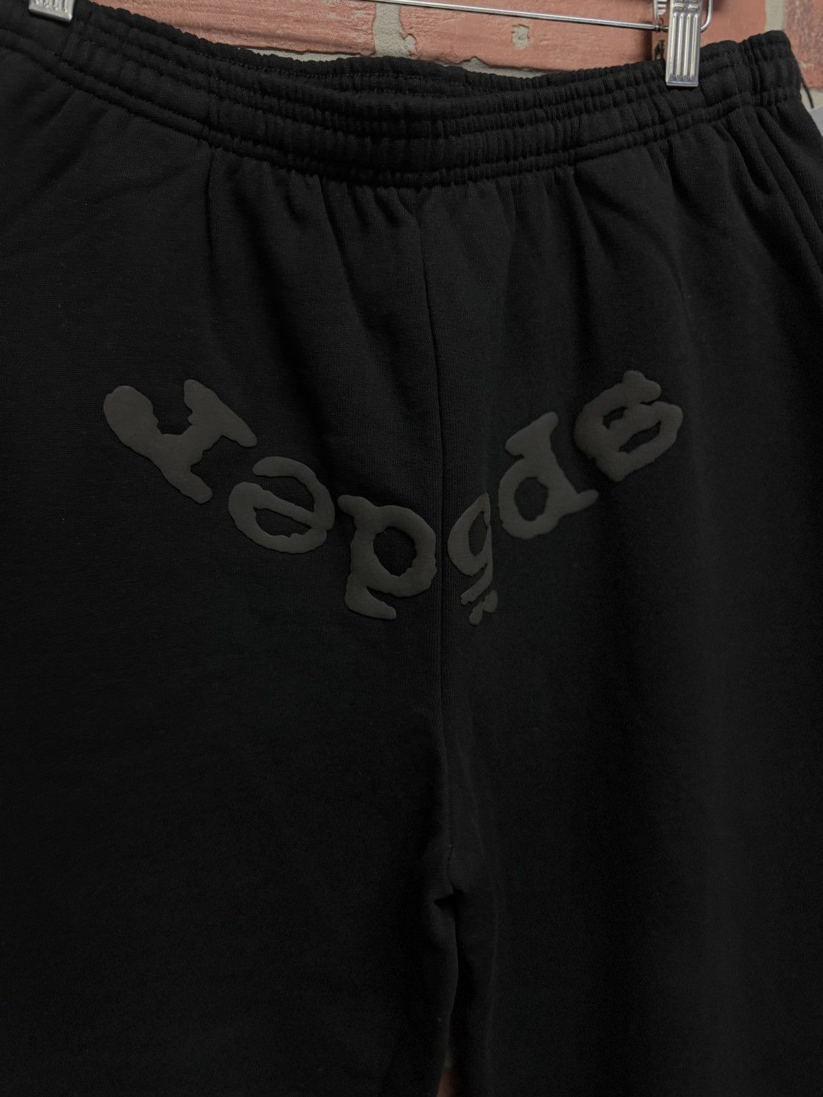 Sp5der Sp5der Worldwide Sweatpants Size XL Black (2025) (NEW) Size US 34 / EU 50 - 4 Thumbnail