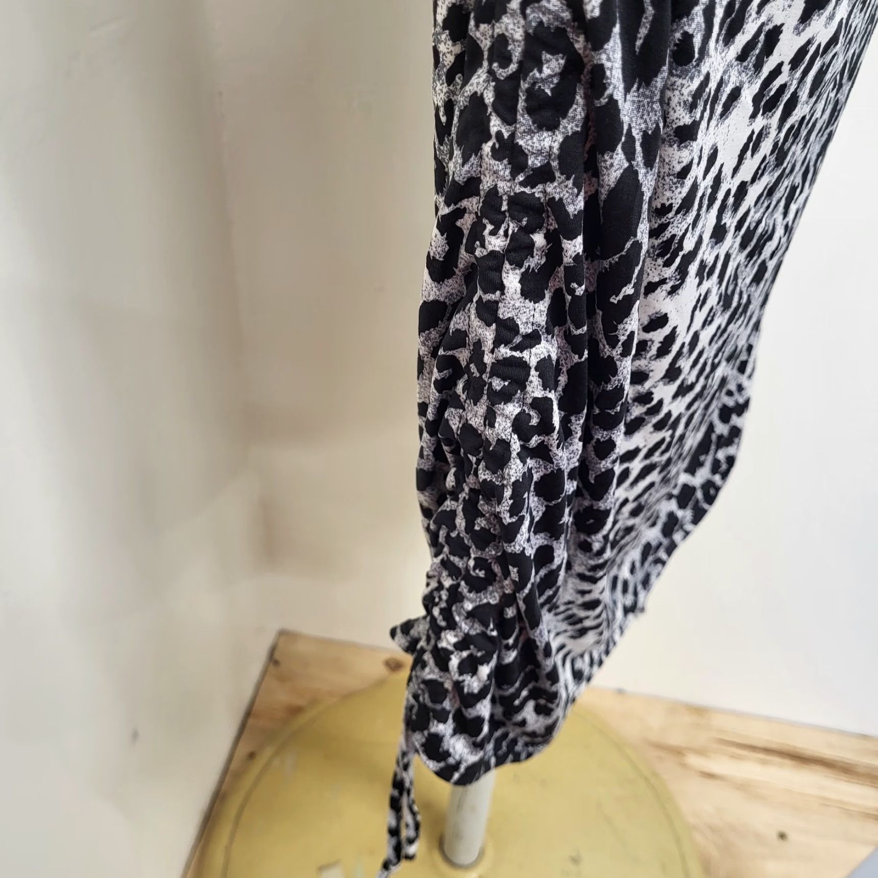 Vintage Forever Rose Couture Maxi Dress Women's L Leopard Print Strappy Scoop Neck Sleeveless Slip Dress Tank Dress Size L / US 10 / IT 46 - 3 Thumbnail