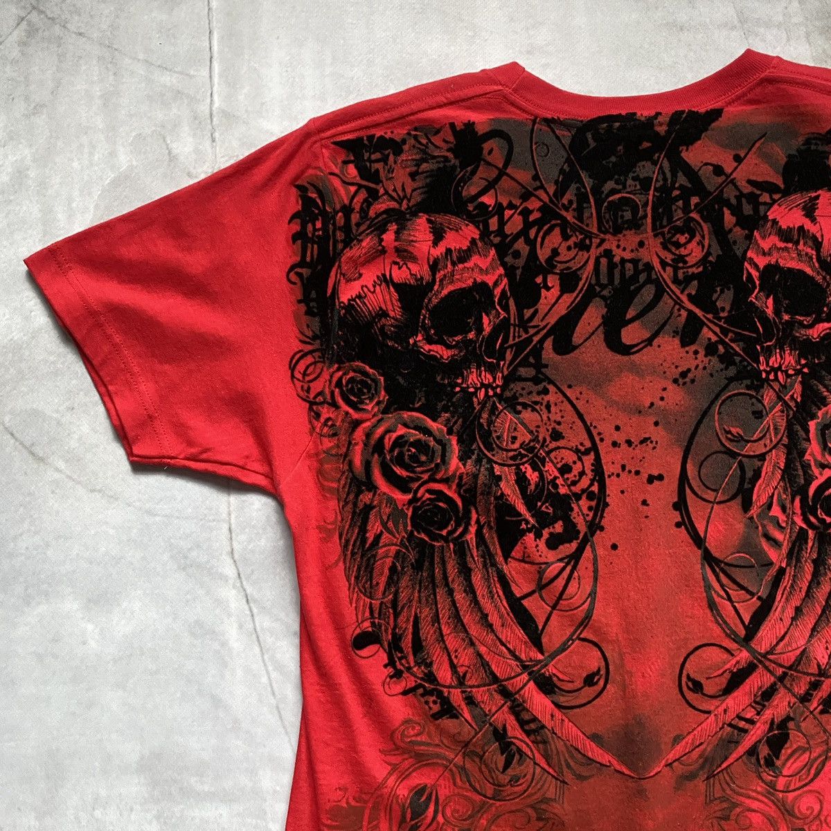 Hysteric Glamour × Japanese Brand Vintage Japan Tribal Affliction style Skulls Tee T Shirt 90s Size US M / EU 48-50 / 2 - 12 Thumbnail