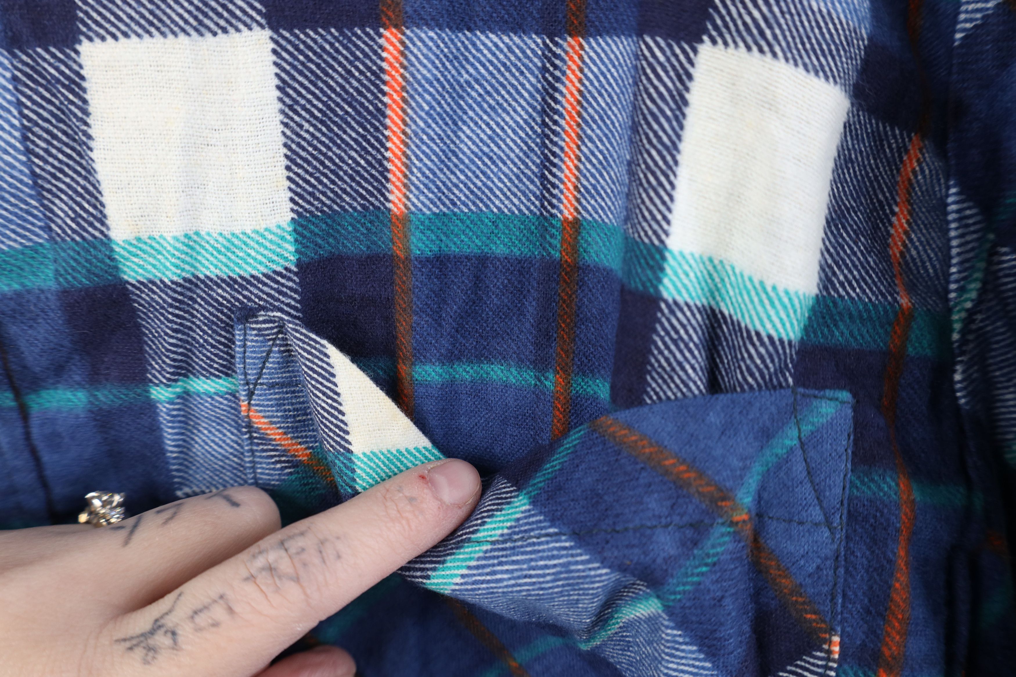 Vintage Vintage 70s Streetwear Flannel Collared Button Shirt Plaid Size US M / EU 48-50 / 2 - 6 Thumbnail