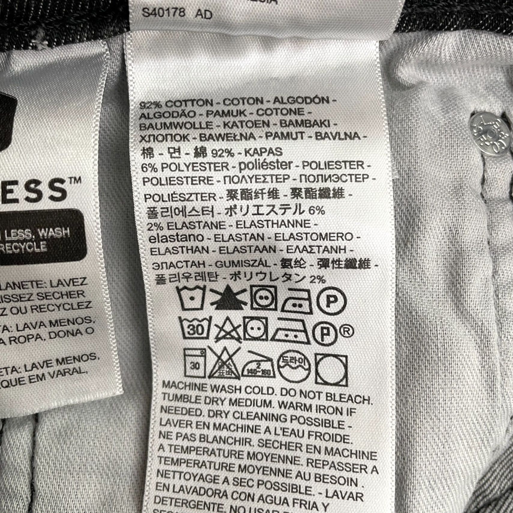Levi's VINTAGE? No — Levi's 511 Denim Jeans Men 36x32 Black Straight Leg Denim Cotton Casual 511 City USA Classic Mens Size US 36 / EU 52 - 7 Thumbnail