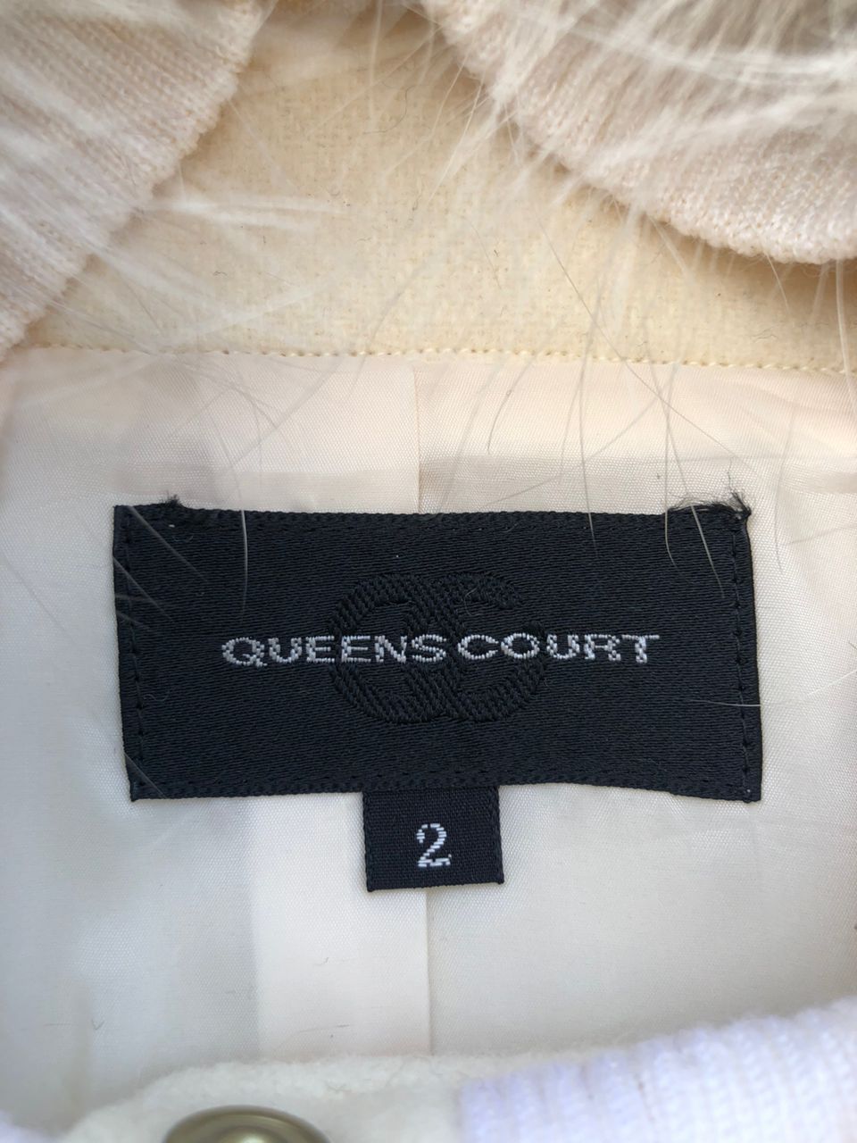 Other Queens Court Wool Fur Jacket Size S / US 4 / IT 40 - 3 Thumbnail