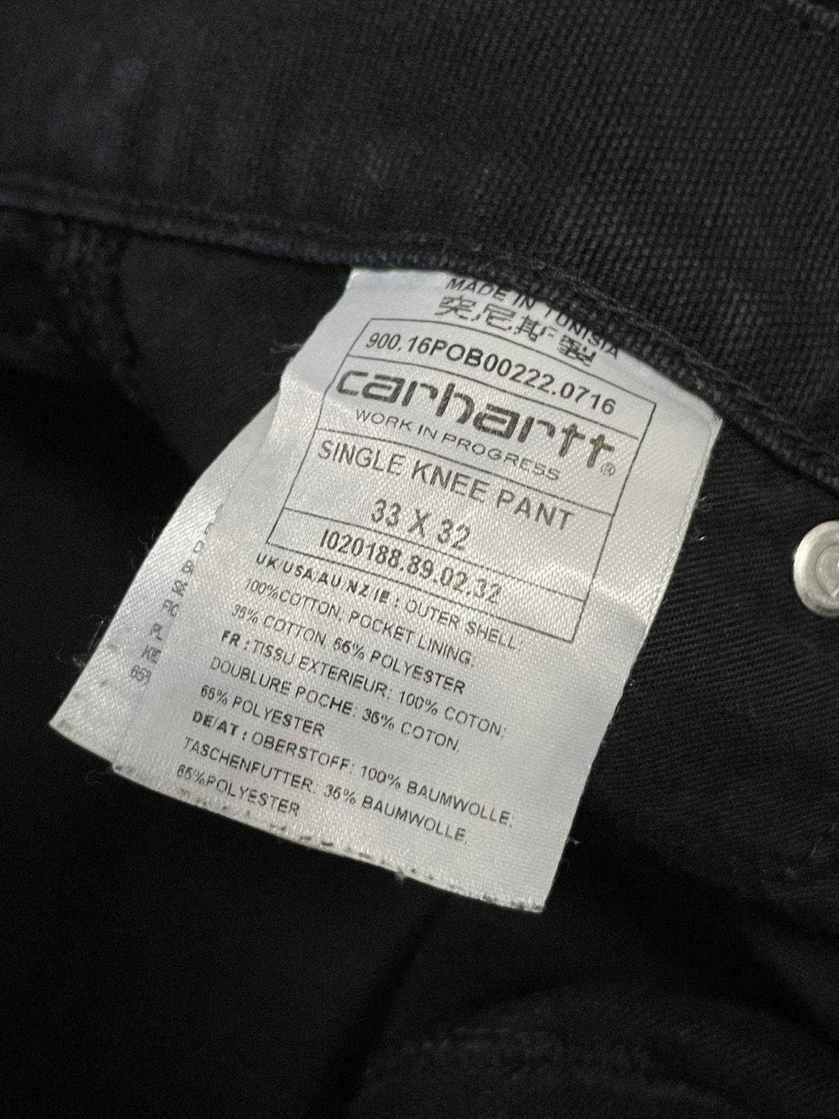 Carhartt Vintage Carhartt Double Knee Heavy Baggy Denim Size US 33 - 7 Thumbnail
