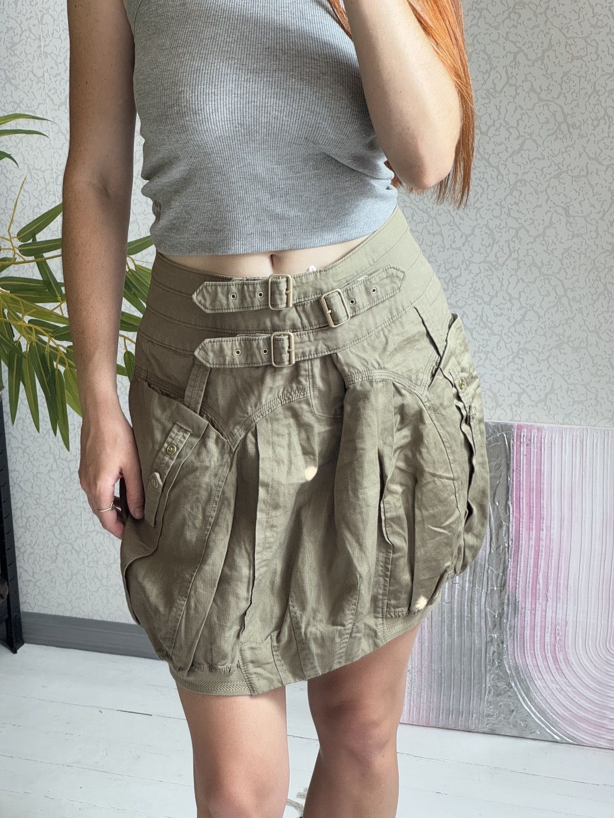 VINTAGE MARITHE FRANCOIS GIRBAUD AVANT GARDE MINI SKIRT