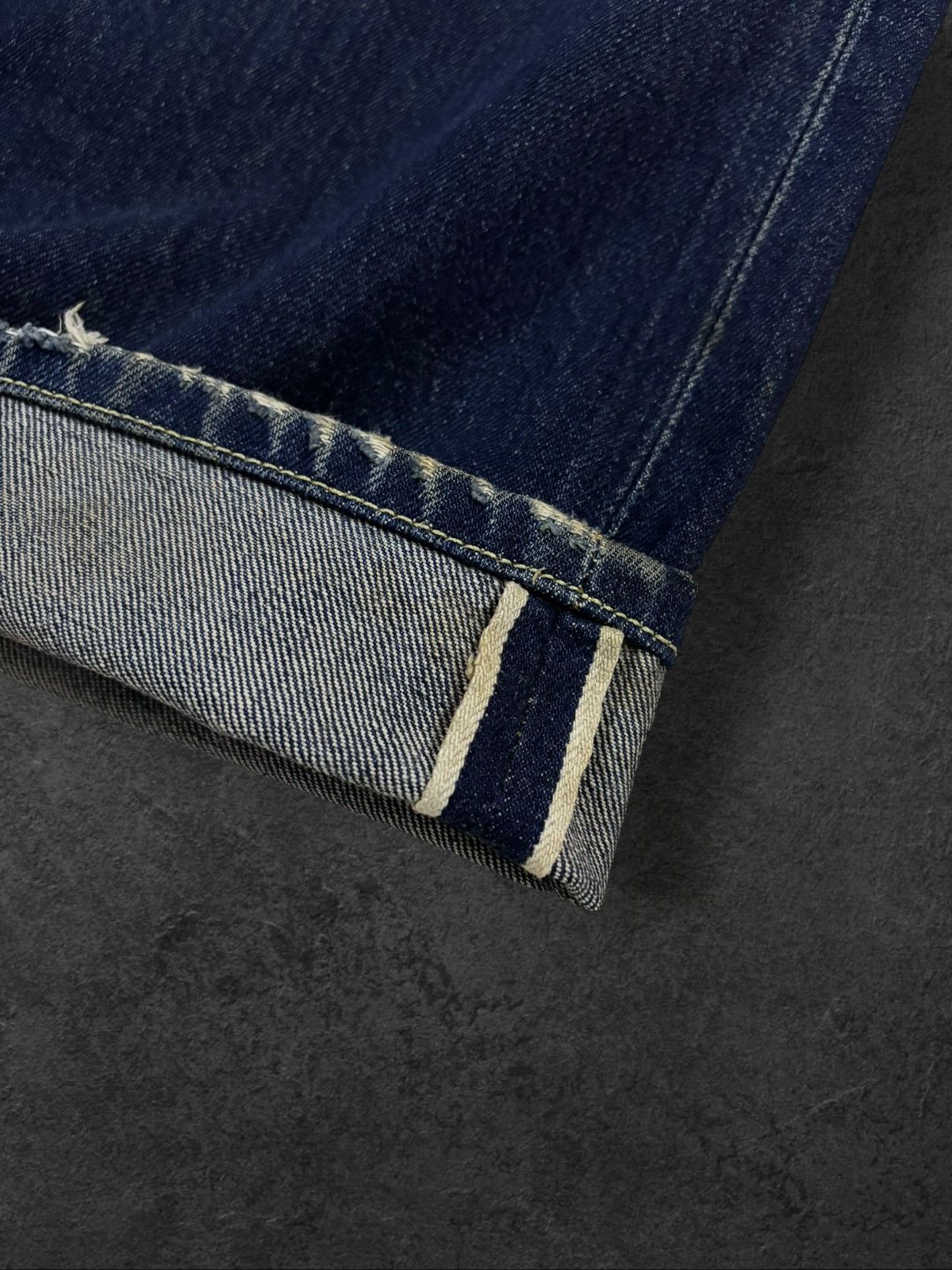 Levi's Vtg 80s US Levis Big E 501 #555 Grunge Selvedge Jeans Size US 30 / EU 46 - 7 Thumbnail