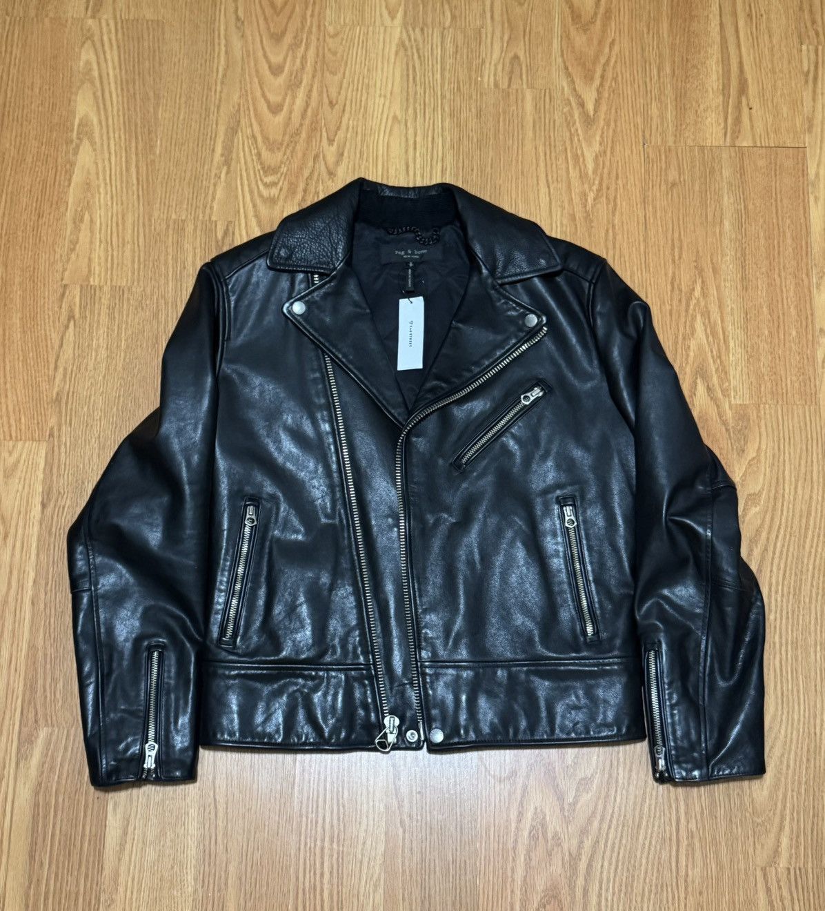 rag & bone Black Leather Jacket