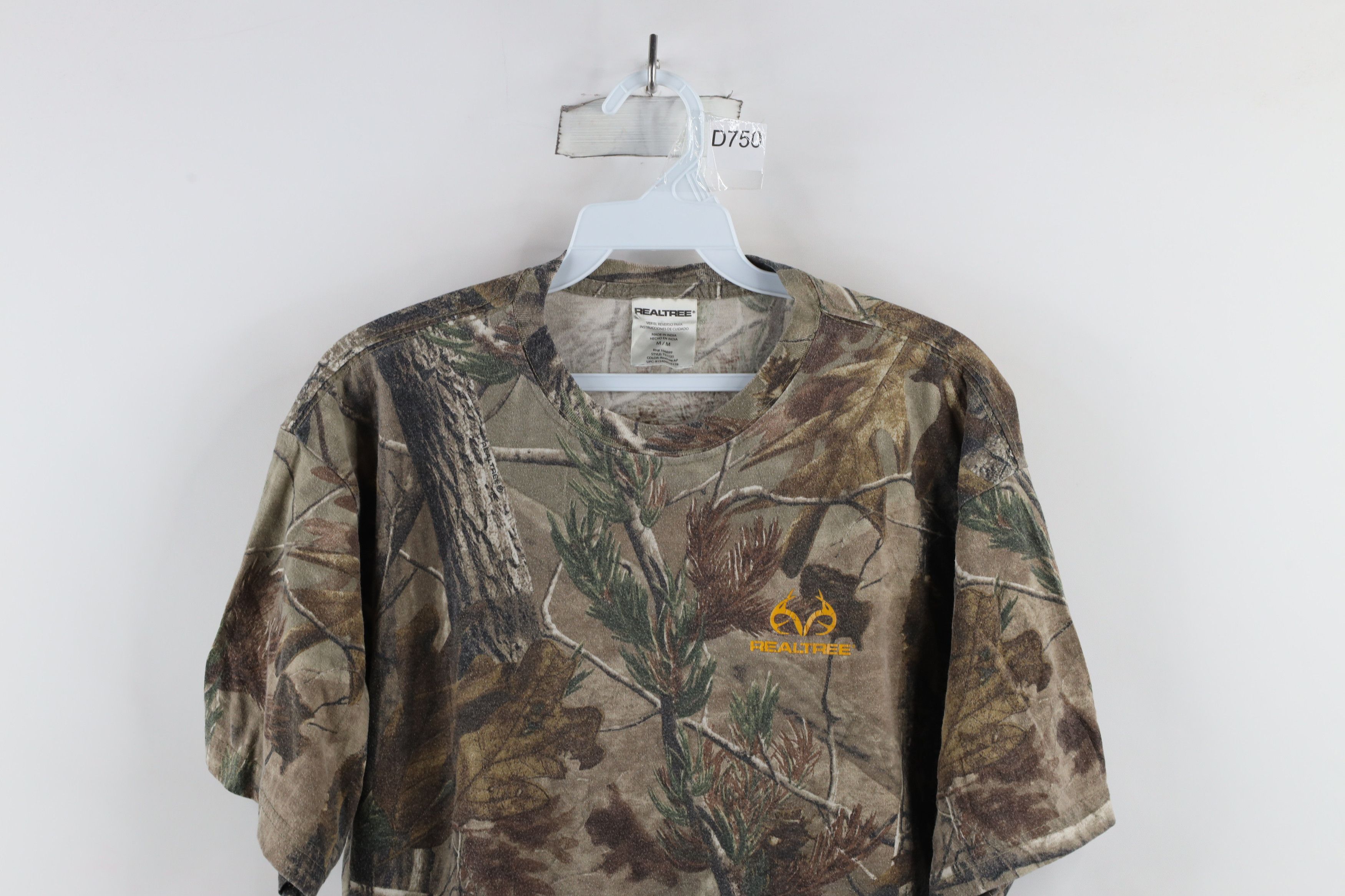 Vintage Vintage Streetwear Realtree Camouflage Short Sleeve T-Shirt Size US M / EU 48-50 / 2 - 2 Thumbnail