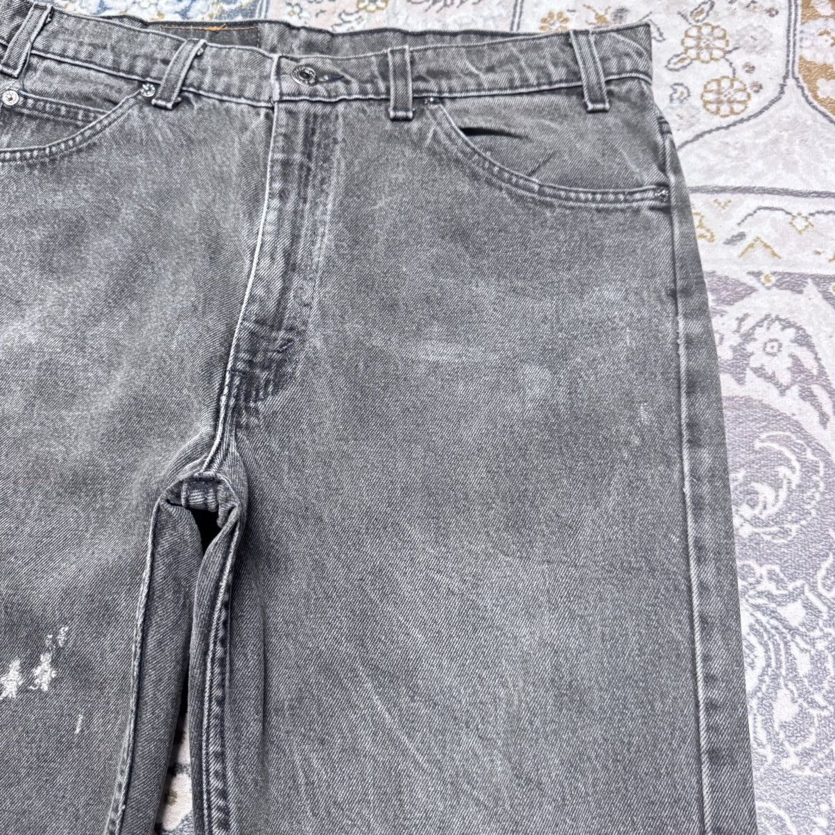 Levi's Vintage Levis 505 Black Faded Distressed Jeans Size US 34 / EU 50 - 5 Thumbnail
