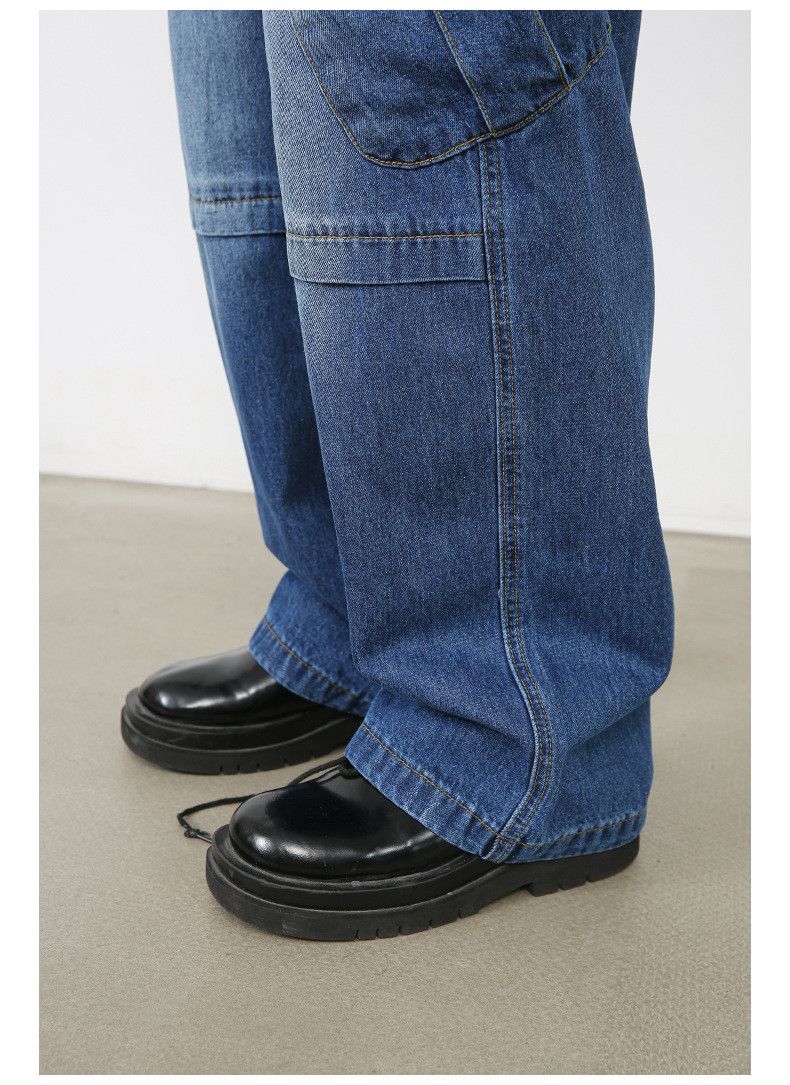 Japanese Brand × Jean American retro men's high street loose cargo jeans Size US 32 / EU 48 - 4 Thumbnail