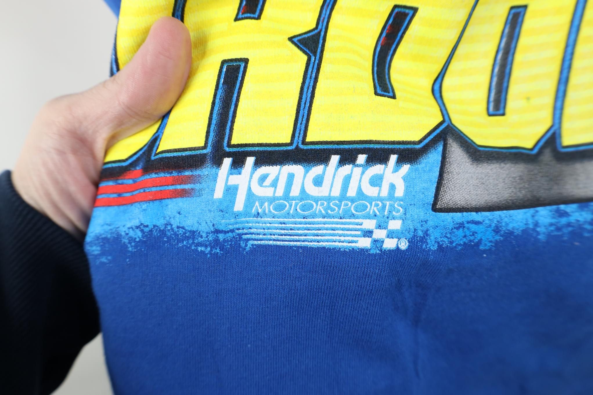 Vintage Vintage Y2K NASCAR Gordon Car Racing T-Shirt Blue Cotton Size US XXL / EU 58 / 5 - 5 Thumbnail
