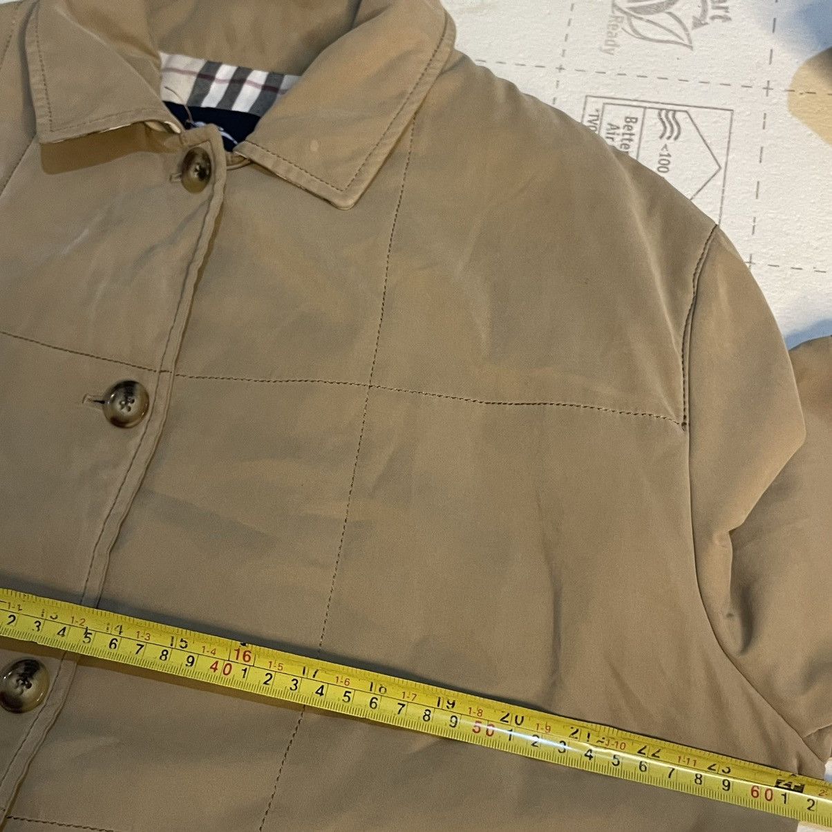 Burberry Burberry Quilted VINTAGE Jacket Nova check Diamond women's Size L / US 10 / IT 46 - 19 Thumbnail