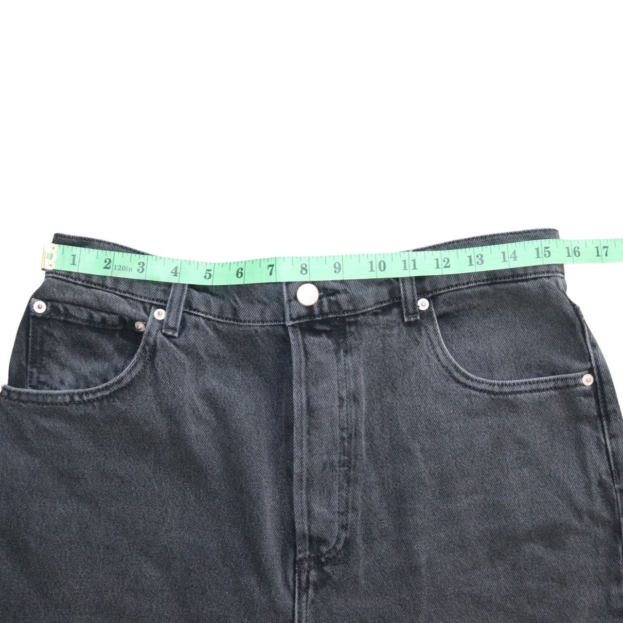 Designer NWT Triarchy Black Denim Jeans Size 29 Size 29" - 4 Thumbnail