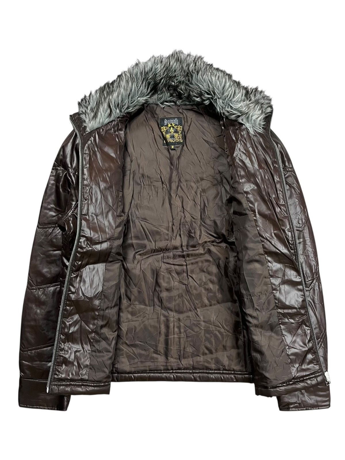 2000s Spinach - Trim Fur Vkei Style Jacket