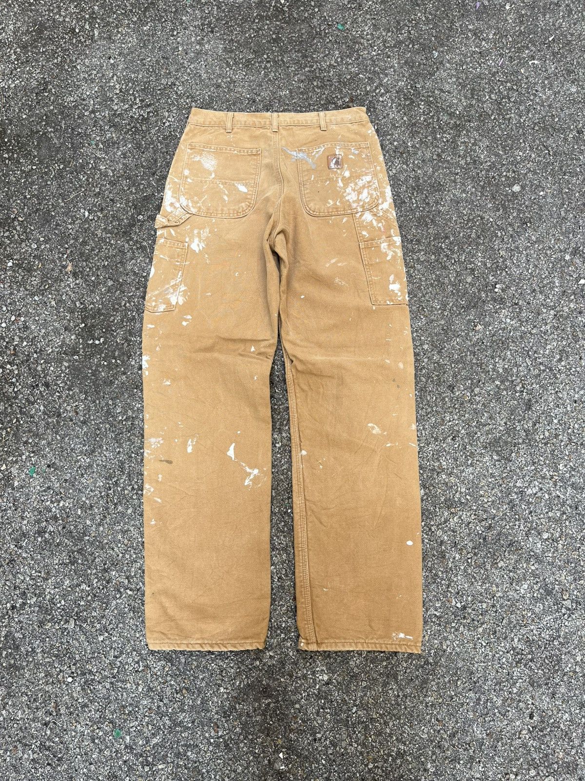 Vintage Carhartt Paint Blanket Canvas Duck Work Carpenter