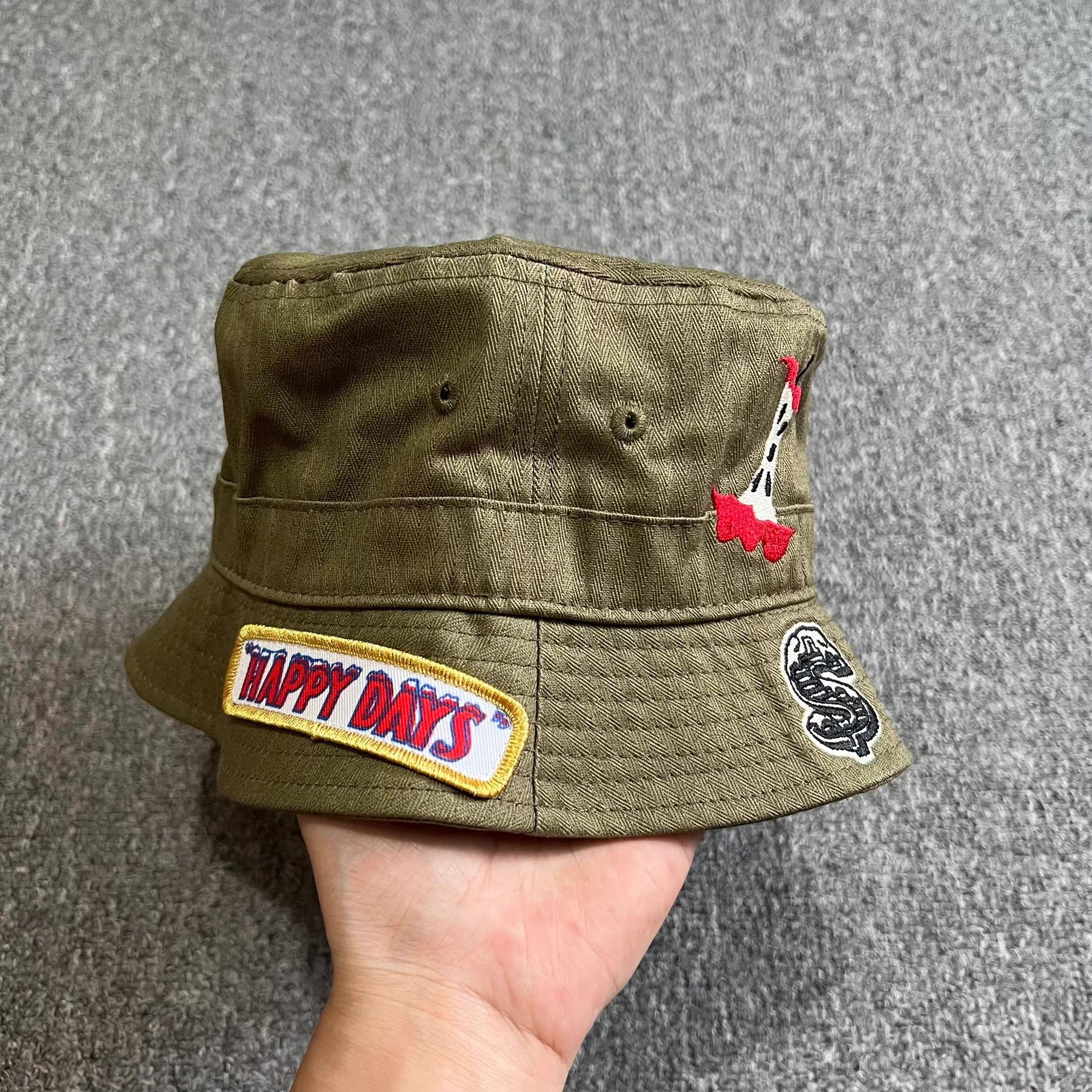 Billionaire Boys Club BBC ICECREAM Embroidered Bucket Hat Q7 Size ONE SIZE - 8 Thumbnail