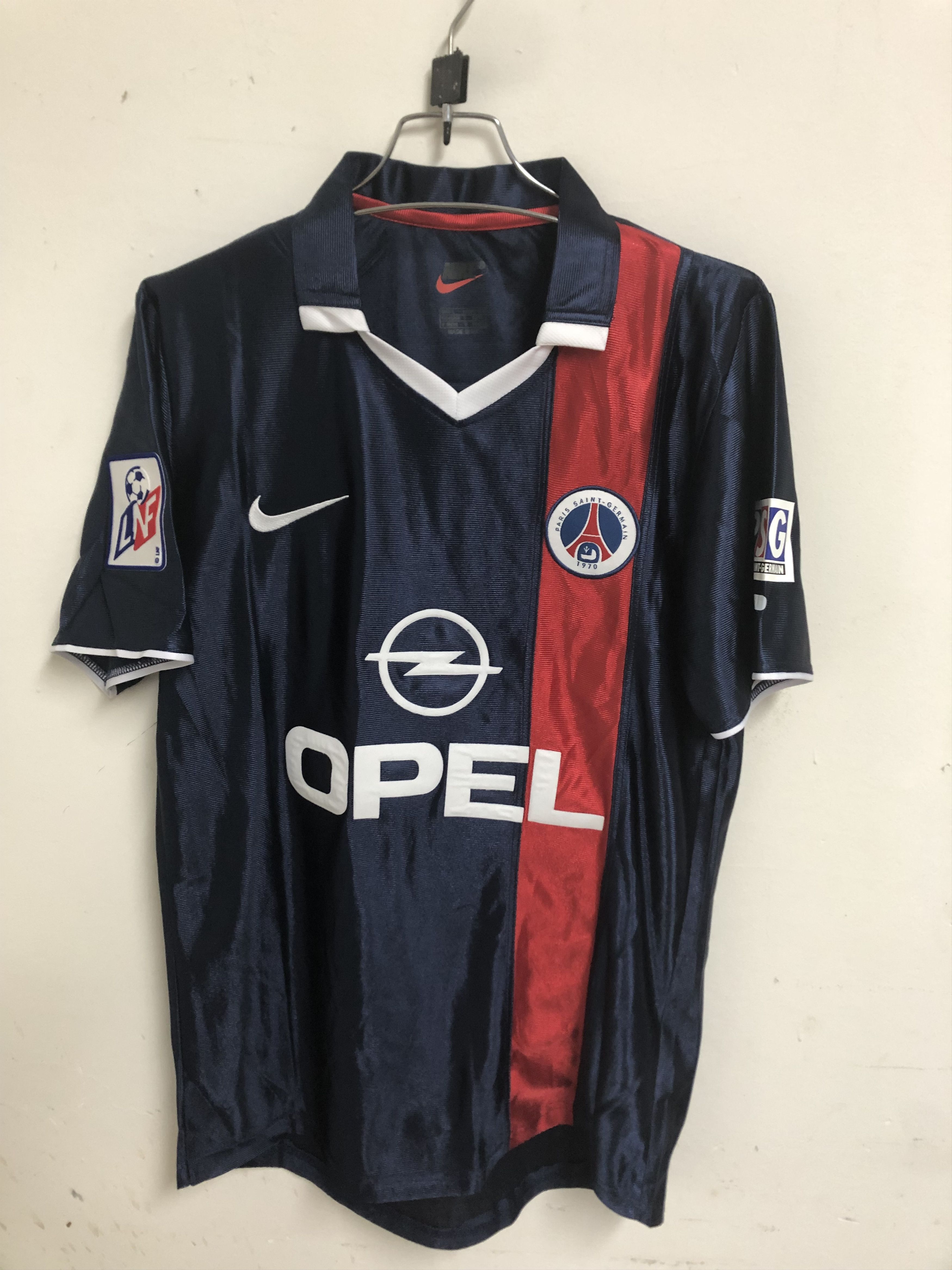 2001-2002 Ronaldinho PSG Home Soccer Jersey