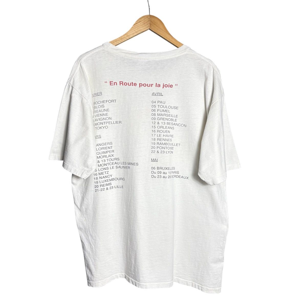 Band Tees × Vintage Vintage 90s Noir Desir Tour Band Tee Size US XXL / EU 58 / 5 - 2 Thumbnail
