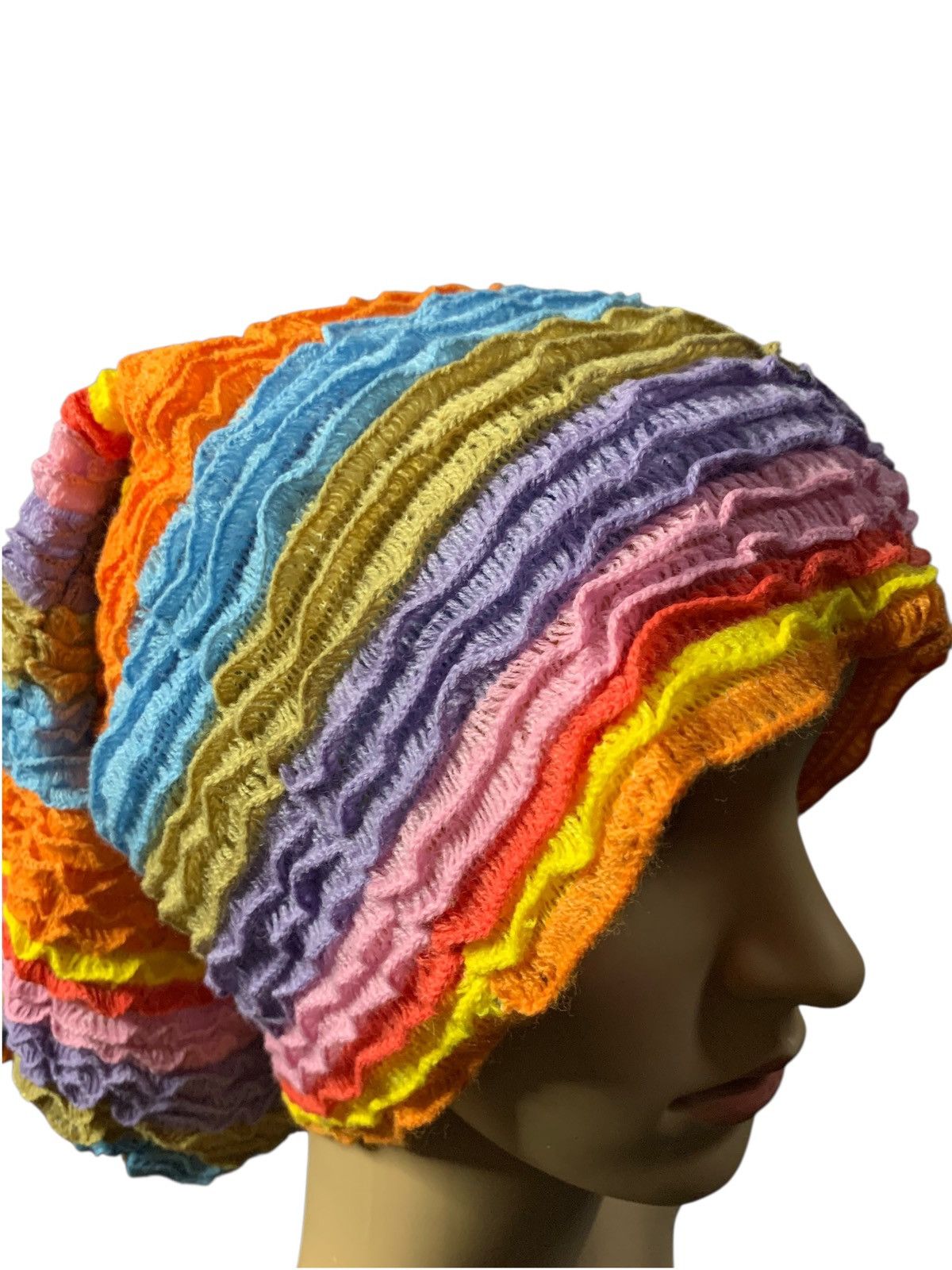 Designer × Japanese Brand × Kapital Knitted Long Beany Hat by japanese Brand 🇯🇵 Size ONE SIZE - 7 Thumbnail
