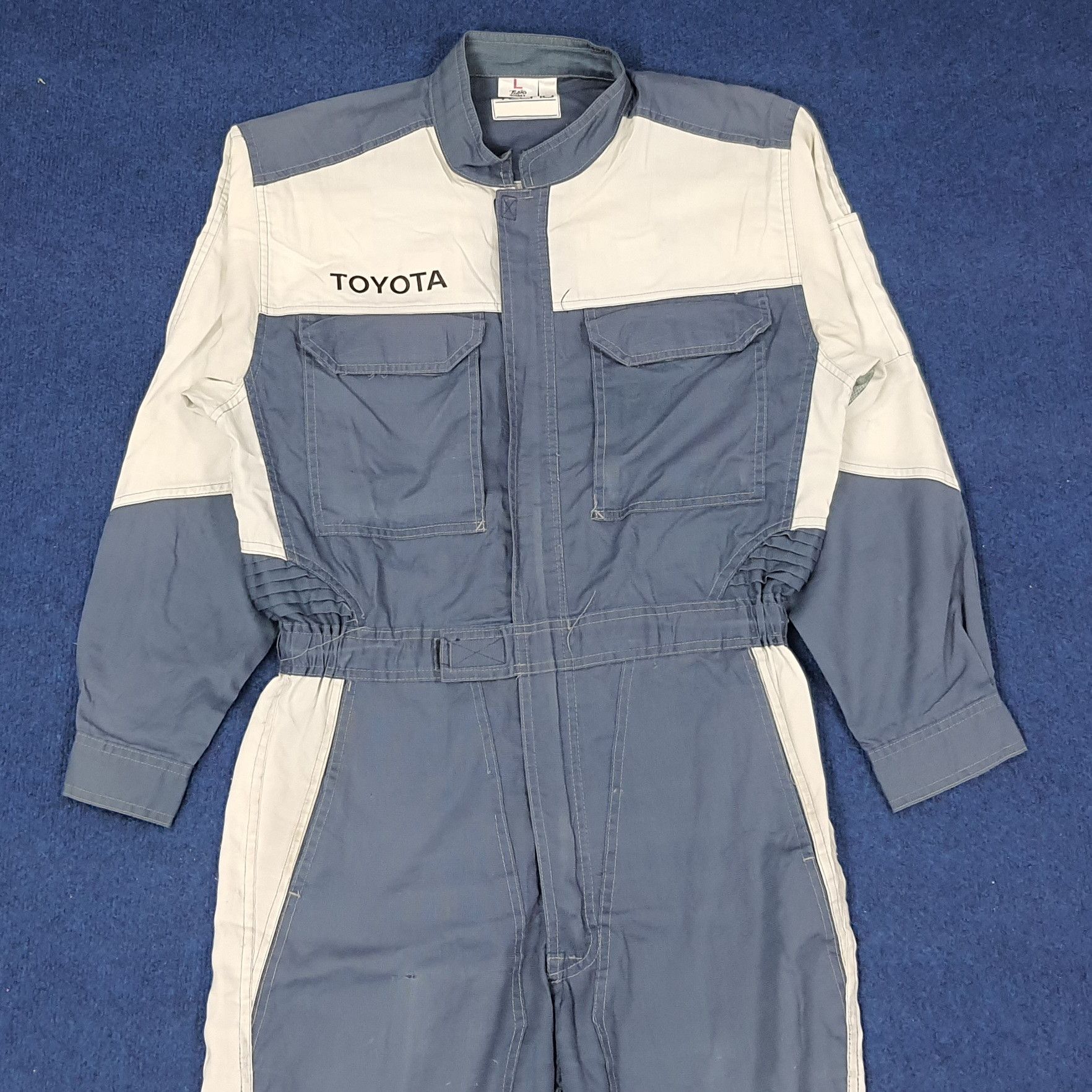 Japanese Brand × Vintage Vintage Toyota Tecno Racing Motorsports Coverall C232N12 Size US M / EU 48-50 / 2 - 3 Thumbnail