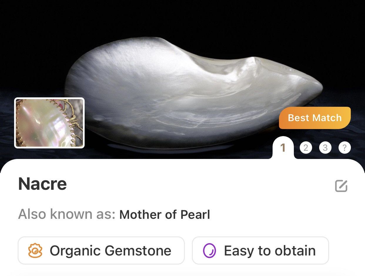 Handmade Handcrafted crackle quartz dogtooth mother of pearl necklace Size ONE SIZE - 10 Thumbnail