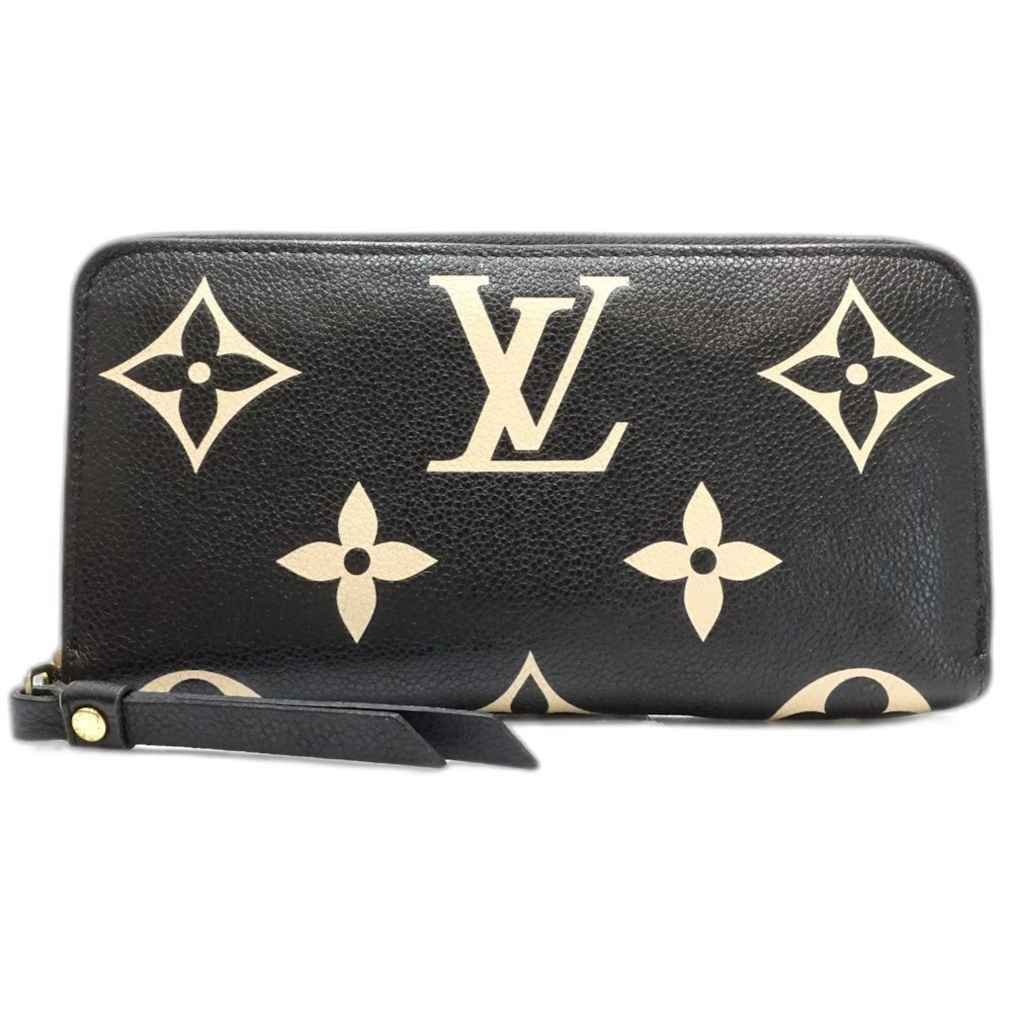 Louis Vuitton Louis Vuitton Zippy Wallet M80481 Monogram Two-tone Empreinte Black Beige Women's 181904 Size ONE SIZE - 1 Thumbnail