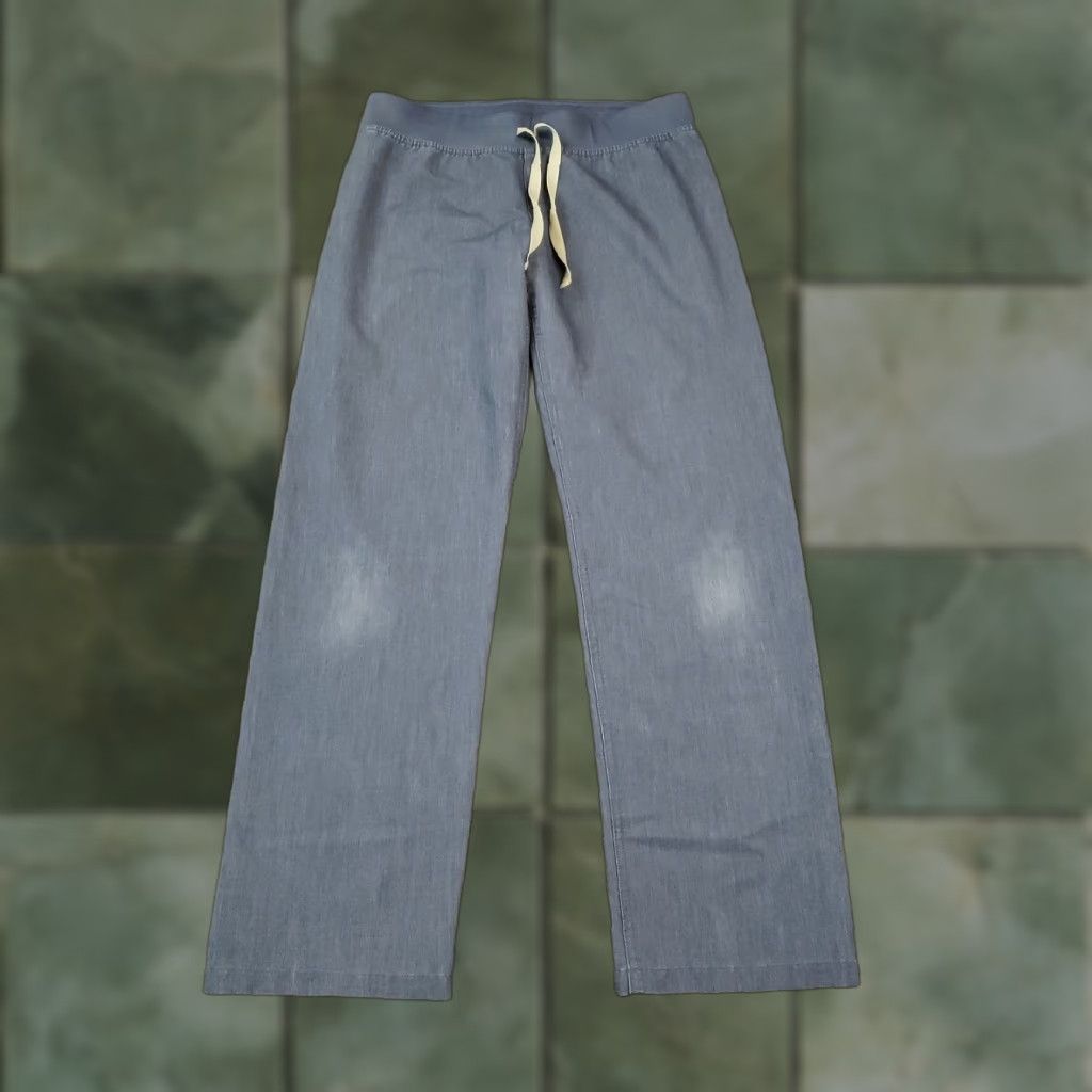 Vintage FIGS Scrub Pants Mens Small Blue Drawstring Stretch Medical Size US 29 - 1 Thumbnail