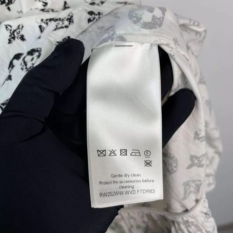 Louis Vuitton Louis Vuitton SS25 MONOGRAM cotton poplin black and white Size XXS / US 00 / IT 34 - 3 Thumbnail