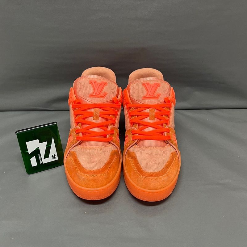 Louis Vuitton Virgil x LOUIS VUITTON Trainer Sneakers in Orange 0089 Size US 7 / EU 40 - 1 Thumbnail