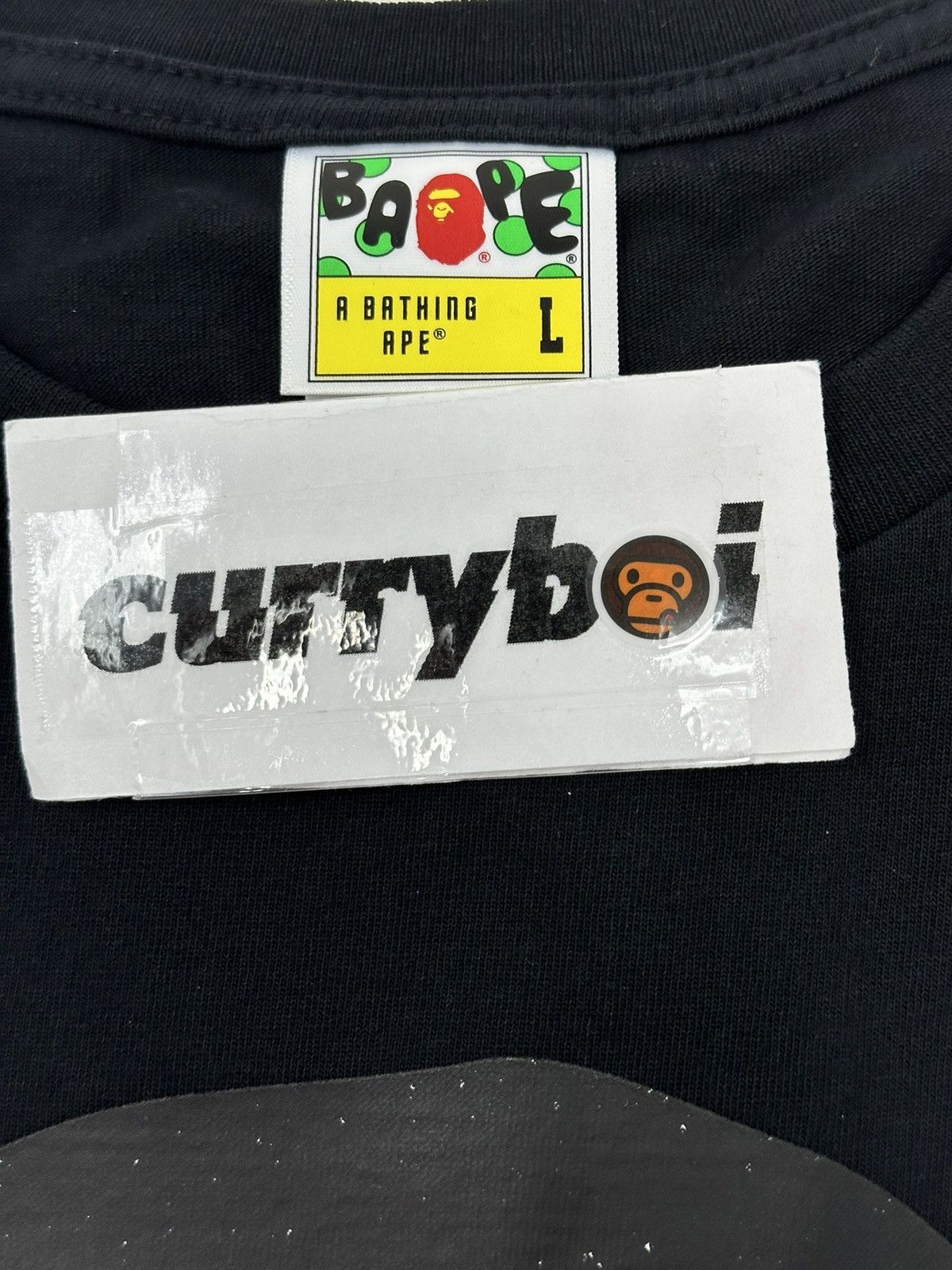 Bape BAPE Moon Photo Ape Head Tee Black Size US L / EU 52-54 / 3 - 8 Thumbnail