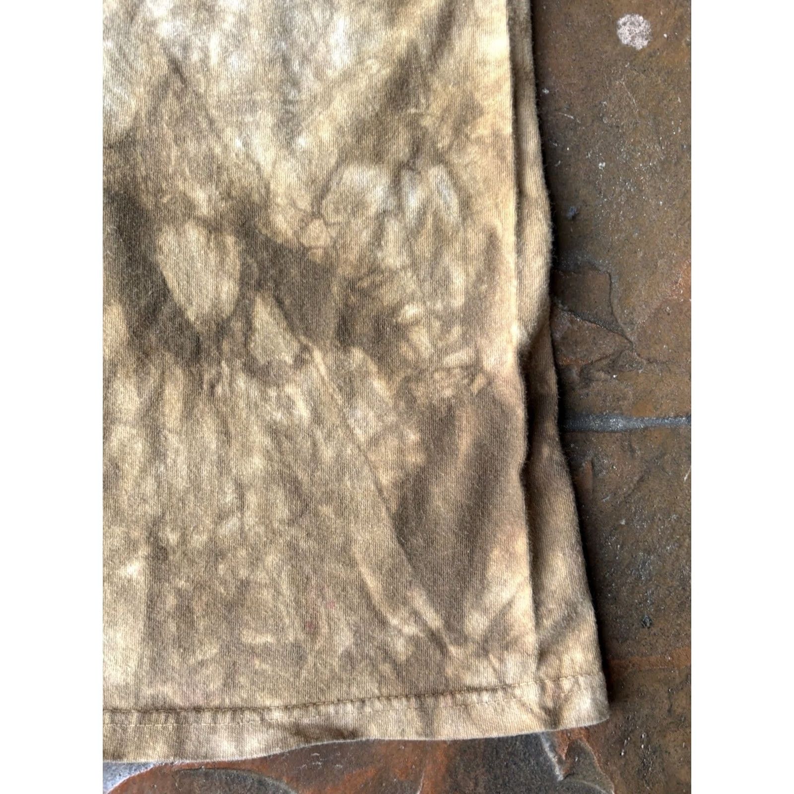 The Mountain VINTAGE The Mountain Ted Blaylock Train Locomotive Tie Dye T-Shirt XL Tan Men Graphic Pattern Crew Neck Short Sleeve 1999 Size US XL / EU 56 / 4 - 4 Thumbnail