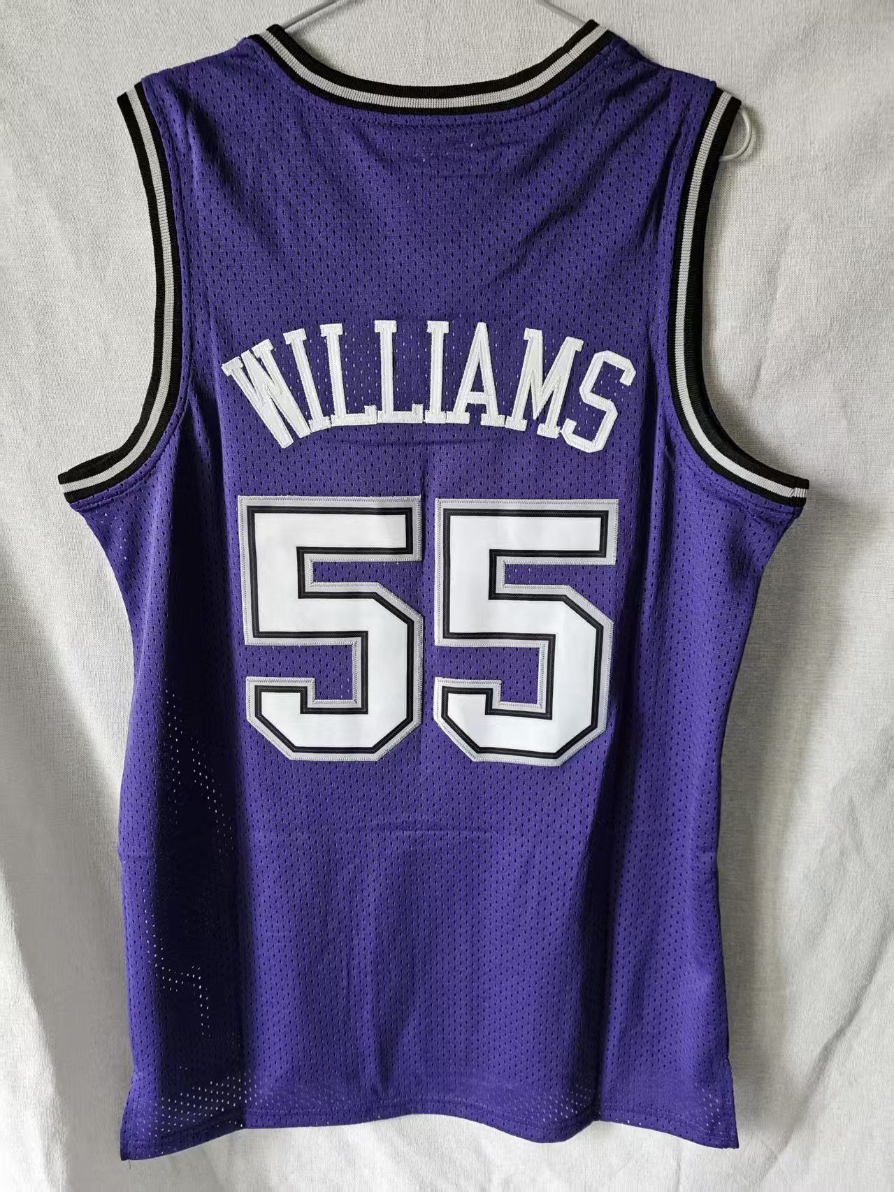 NBA Sacramento Kings #55 Jason Williams Jersey Purple Size US XL / EU 56 / 4 - 1 Thumbnail