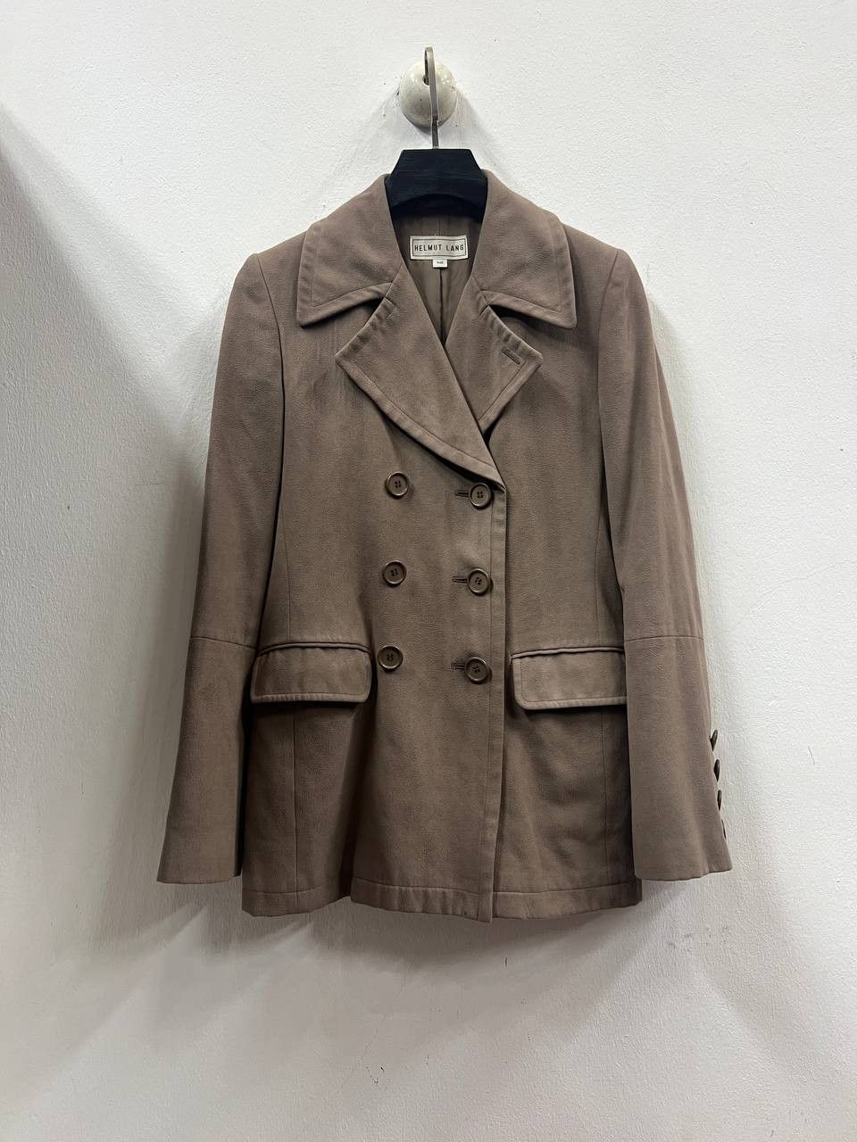 Helmut Lang Moleskin Peacoat Vintage Helmut Lang Sun Faded Black