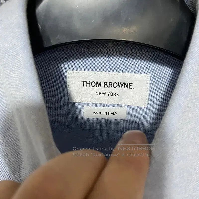 Thom Browne Thom Browne Light Blue Cotton Women's Shirt . Size M / US 6-8 / IT 42-44 - 5 Thumbnail