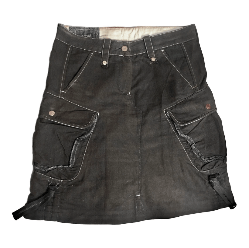 Marithe + Francois Girbaud The MfG Multipocketed Midi Skirt Size 27" / US 4 / IT 40 - 1 Thumbnail