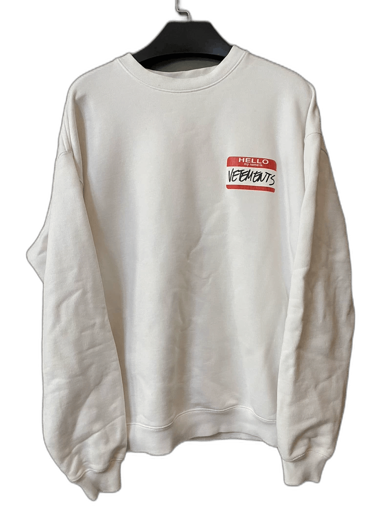 Vetements Vetements Signature Logo Sweatshirt for Sale Size US S / EU 44-46 / 1 - 1 Thumbnail