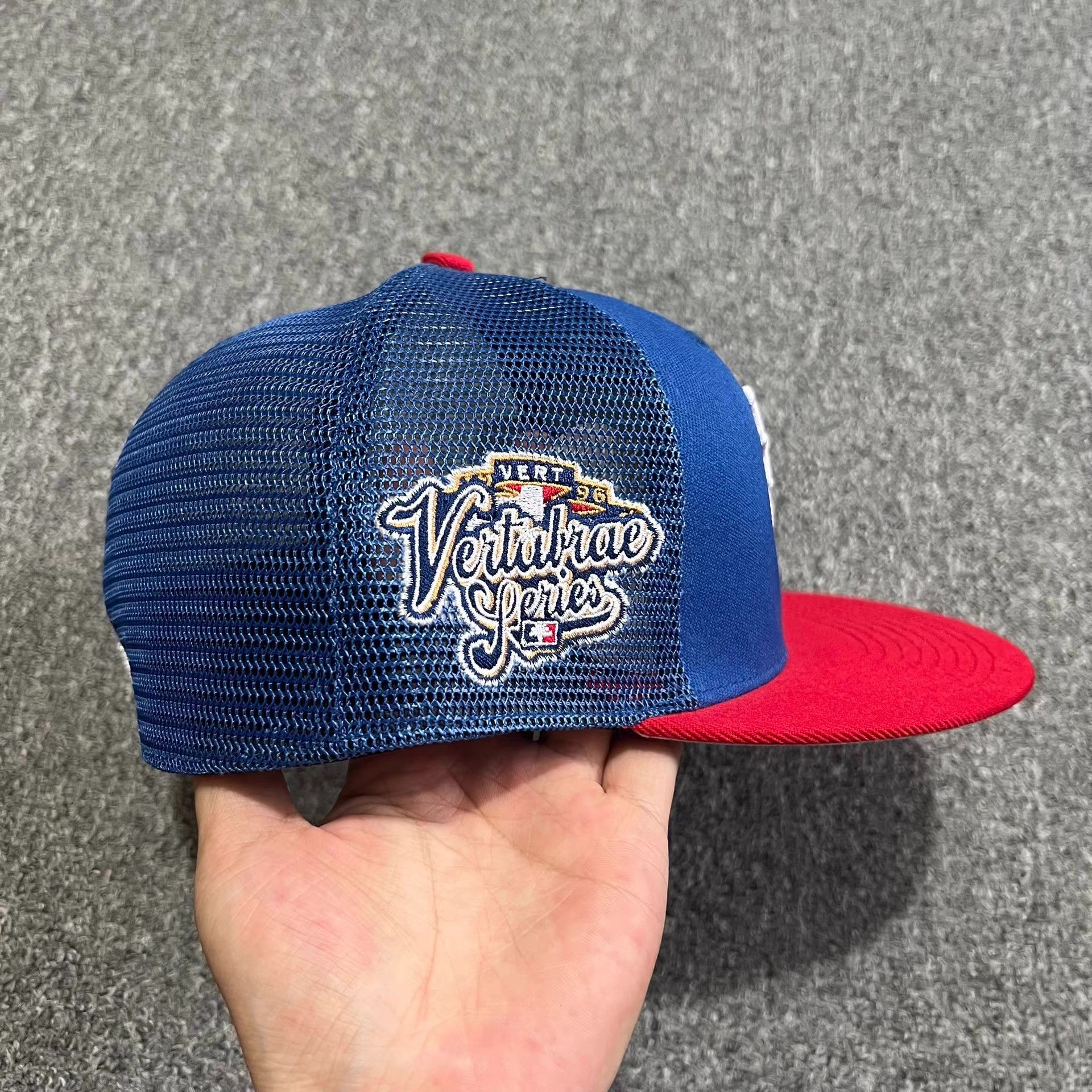 Vertabrae VERTABRAE Fitted Mesh Trucker Baseball Cap & Sun Hat Q7 Size ONE SIZE - 6 Thumbnail