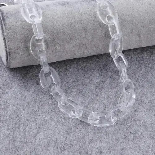 Jewelry Transparent Lock Necklace Size ONE SIZE - 4 Thumbnail