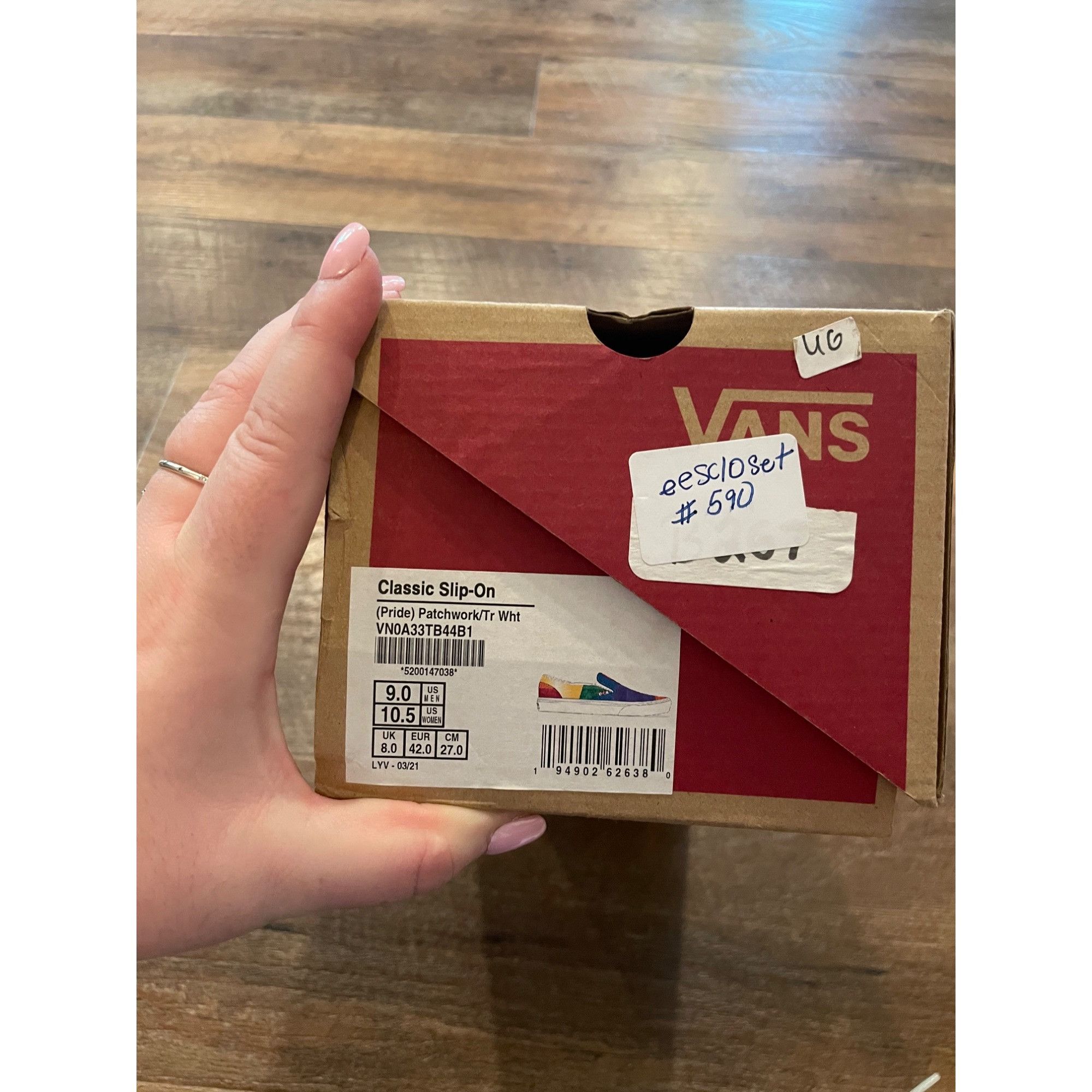 Vans BNWT Vans Pride Patchwork Slip On Skate Sneaker Men’s 9 Wome Size US 9 / EU 42 - 2 Thumbnail