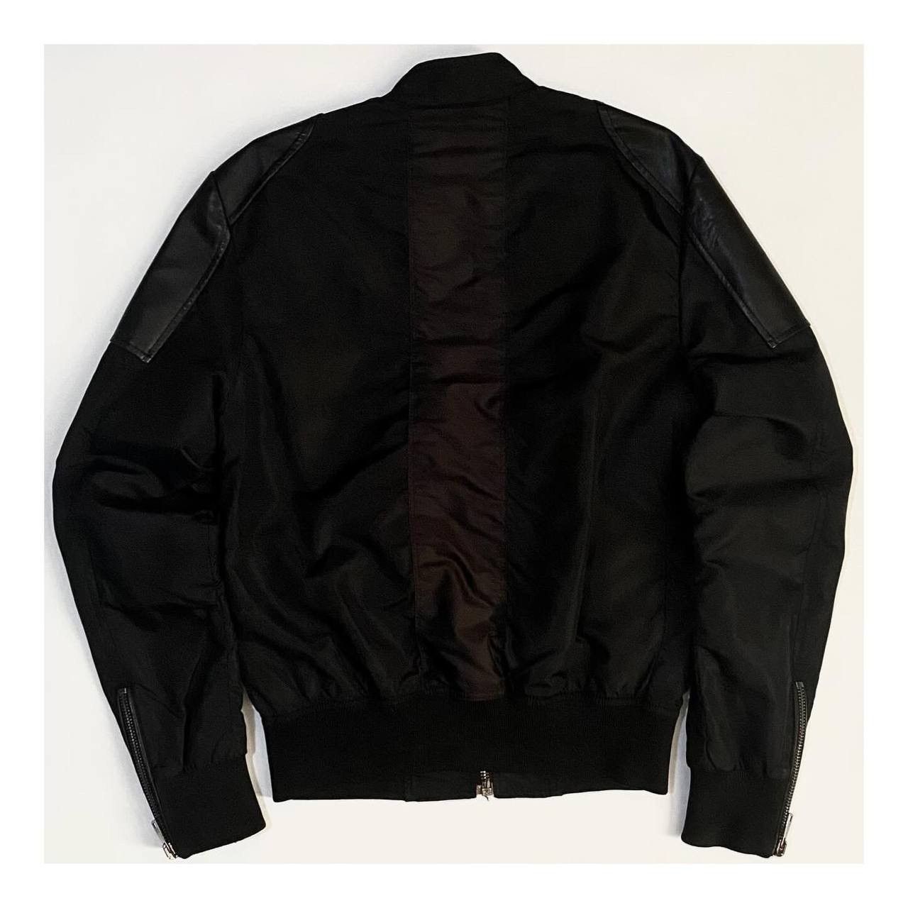 Dolce & Gabbana Dolce & Gabbana Leather Bomber jacket Size US M / EU 48-50 / 2 - 2 Thumbnail