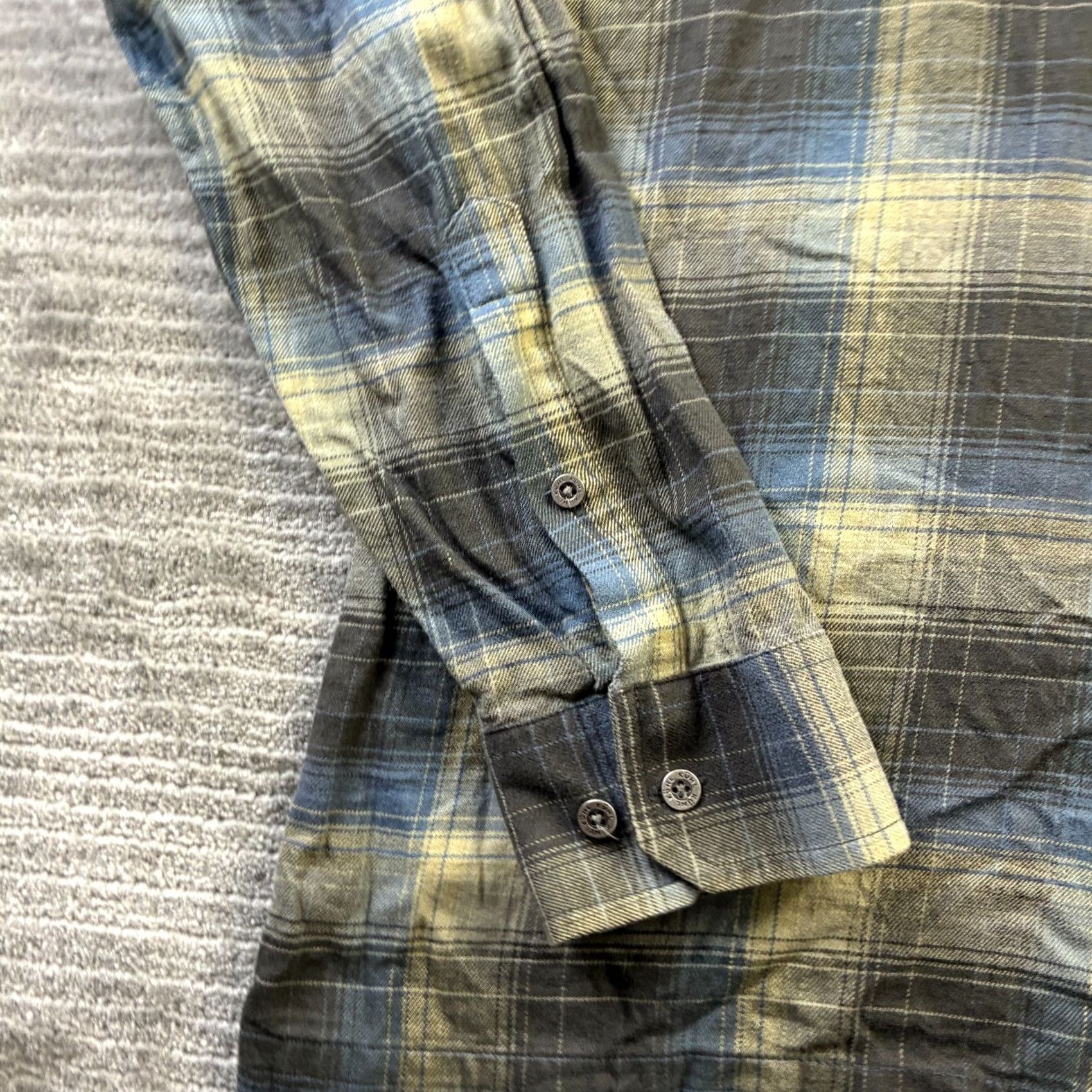 Vintage Kuhl Shirt Mens 2XL Green Plaid Dillingr Flannel Button-Up Long Sleeve Outdoor Casual Travel Workwear with Pockets Size US XXL / EU 58 / 5 - 3 Thumbnail