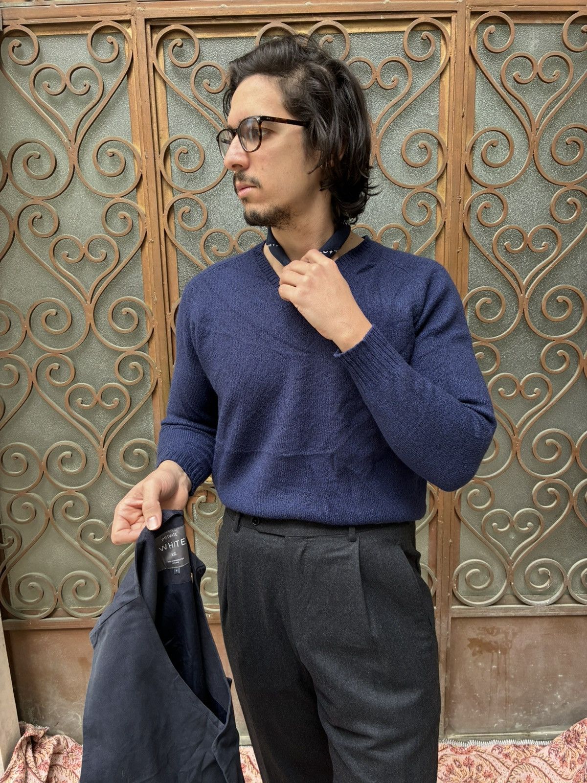 Ermenegildo Zegna ERMENEGILDO ZEGNA PURE WOOL VNECK KNITTED JUMPER Size US L / EU 52-54 / 3 - 1 Thumbnail