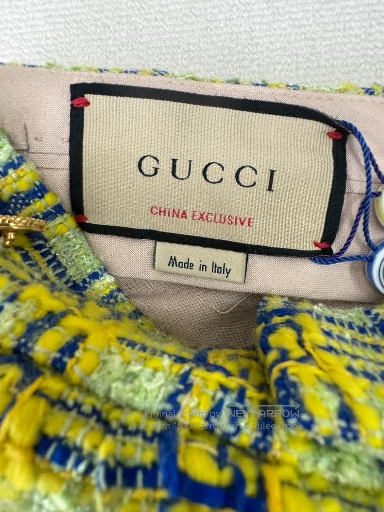 Gucci Gucci Yellow plaid shorts Size 24" / US 00 / IT 34 - 7 Thumbnail