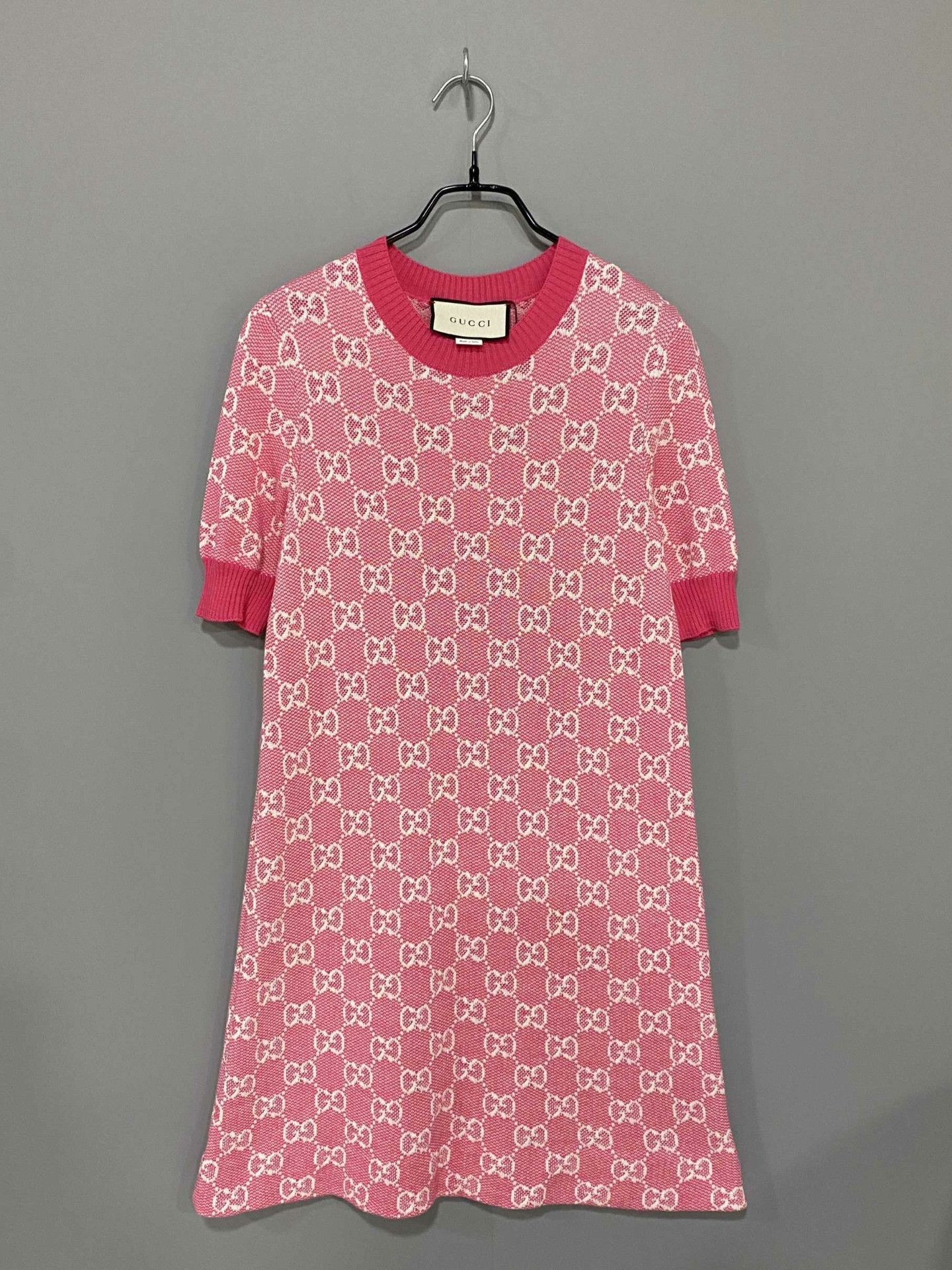 Gucci Gucci Retro Pink Dress S Women Size S / US 4 / IT 40 - 1 Thumbnail