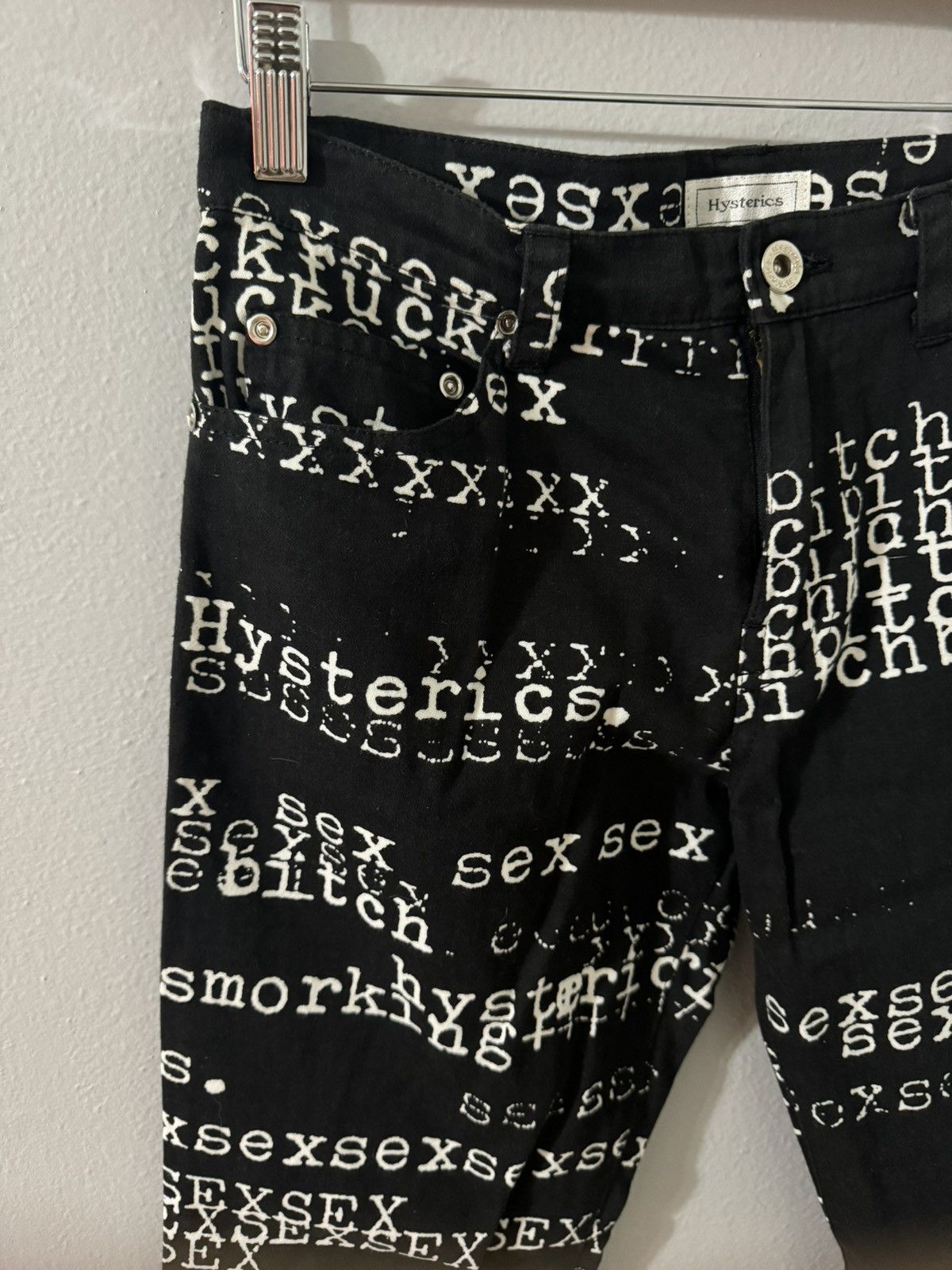 Hysteric Glamour Hysteric Glamour Script Sex Jeans Size US 28 / EU 44 - 2 Thumbnail