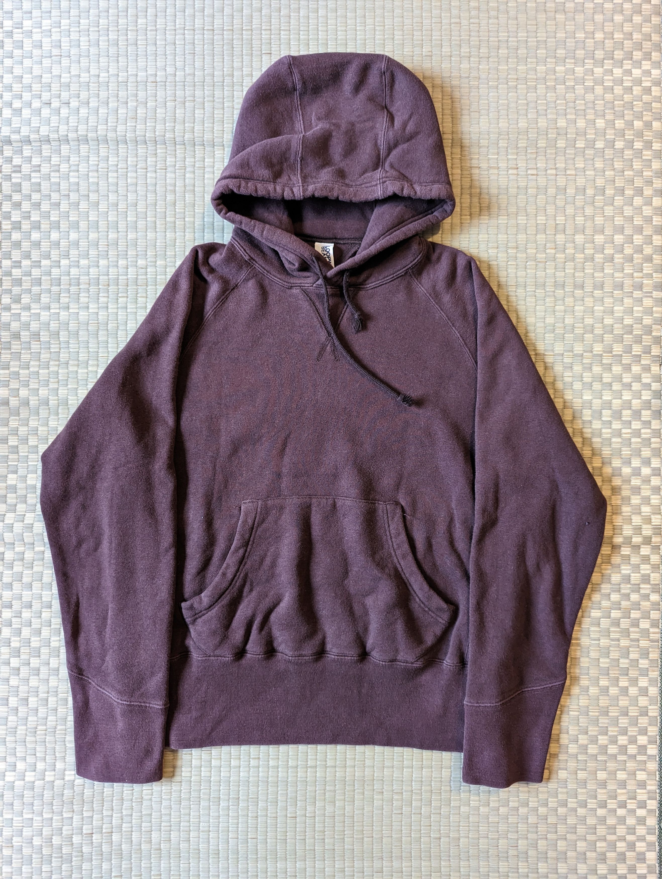 LOOPWHEELER×MHL 19AW Cotton Hoodie-Blk/L LW05_LW-NVY_1.webp?crop=center