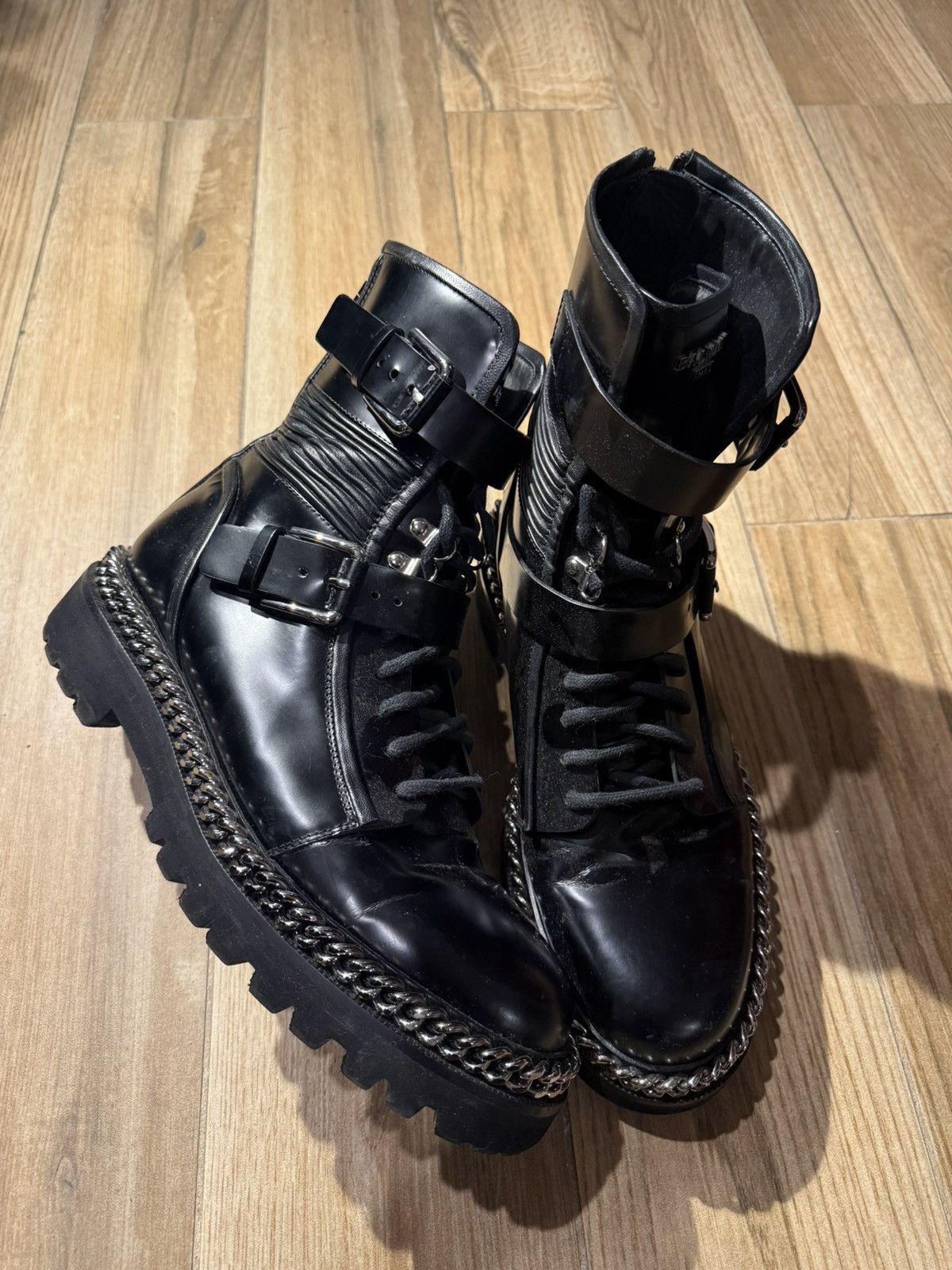 Balmain Decarnin Buckle Boots Balmain Balmain Christophe Decarnin F/W 10 - Double Zip  main image 3