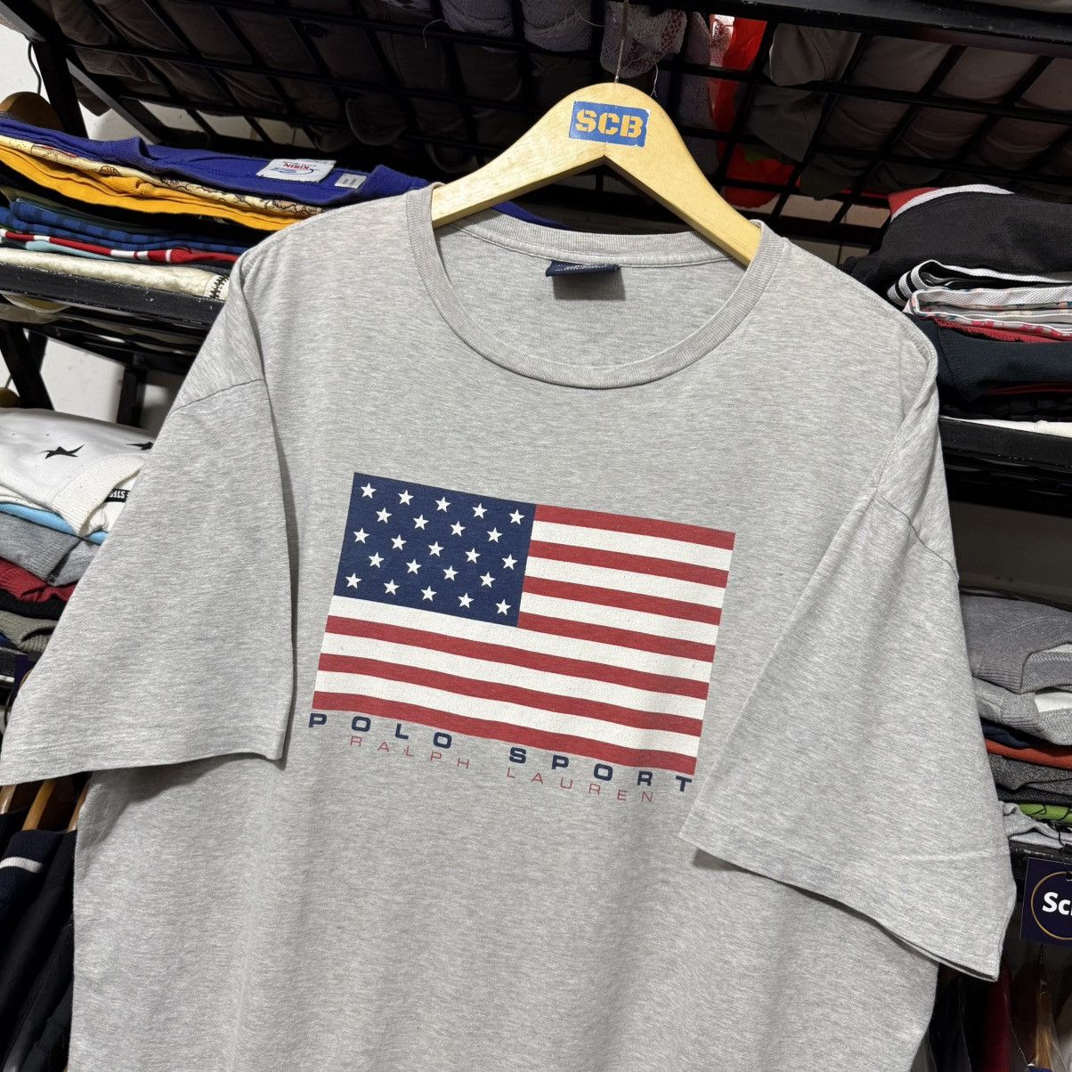 Ralph Lauren Sport Polo sport ralph lauren usa flag t shirt Size US L / EU 52-54 / 3 - 2 Thumbnail