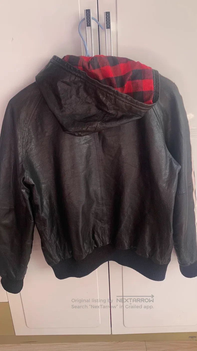 Schott Schott Hooded plant-tanned sheepskin leather coat Size US M / EU 48-50 / 2 - 4 Thumbnail